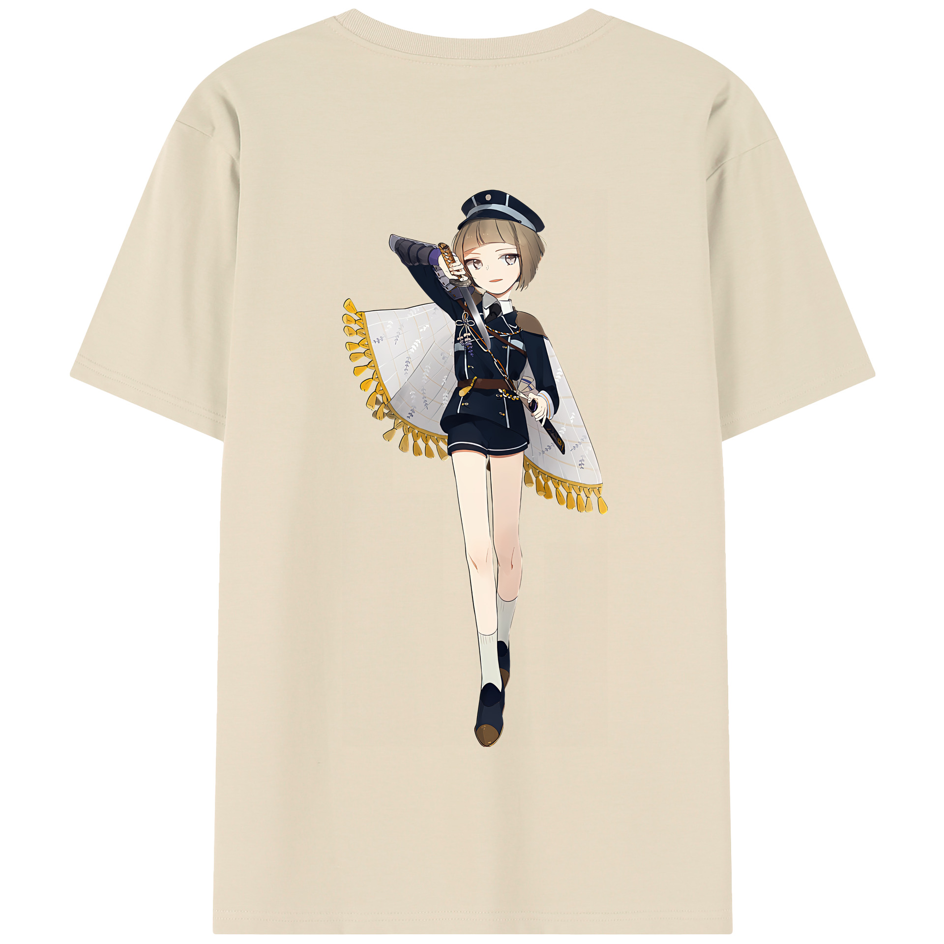 （画像用） 刀剣乱舞 Touken Ranbu 綿100％半袖Tシャツ（背面プリント）