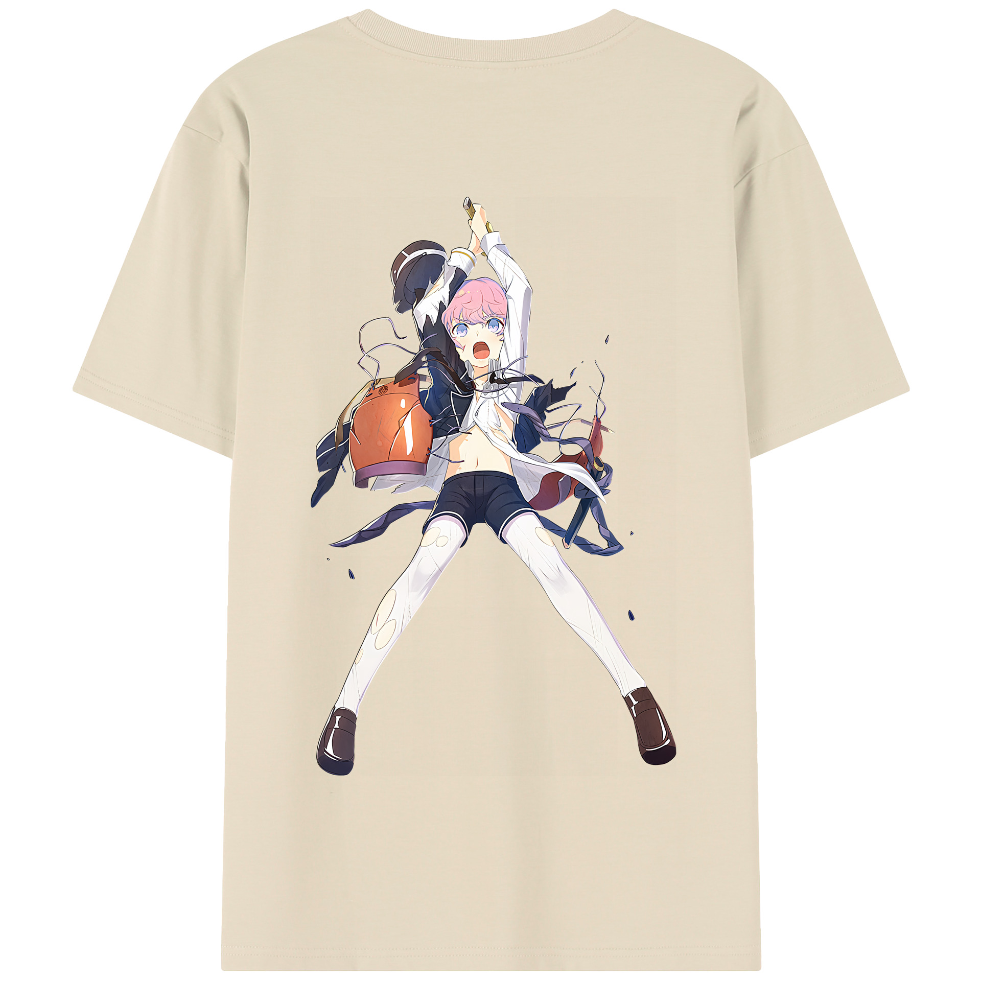 （画像用） 刀剣乱舞 Touken Ranbu 綿100％半袖Tシャツ（背面プリント）