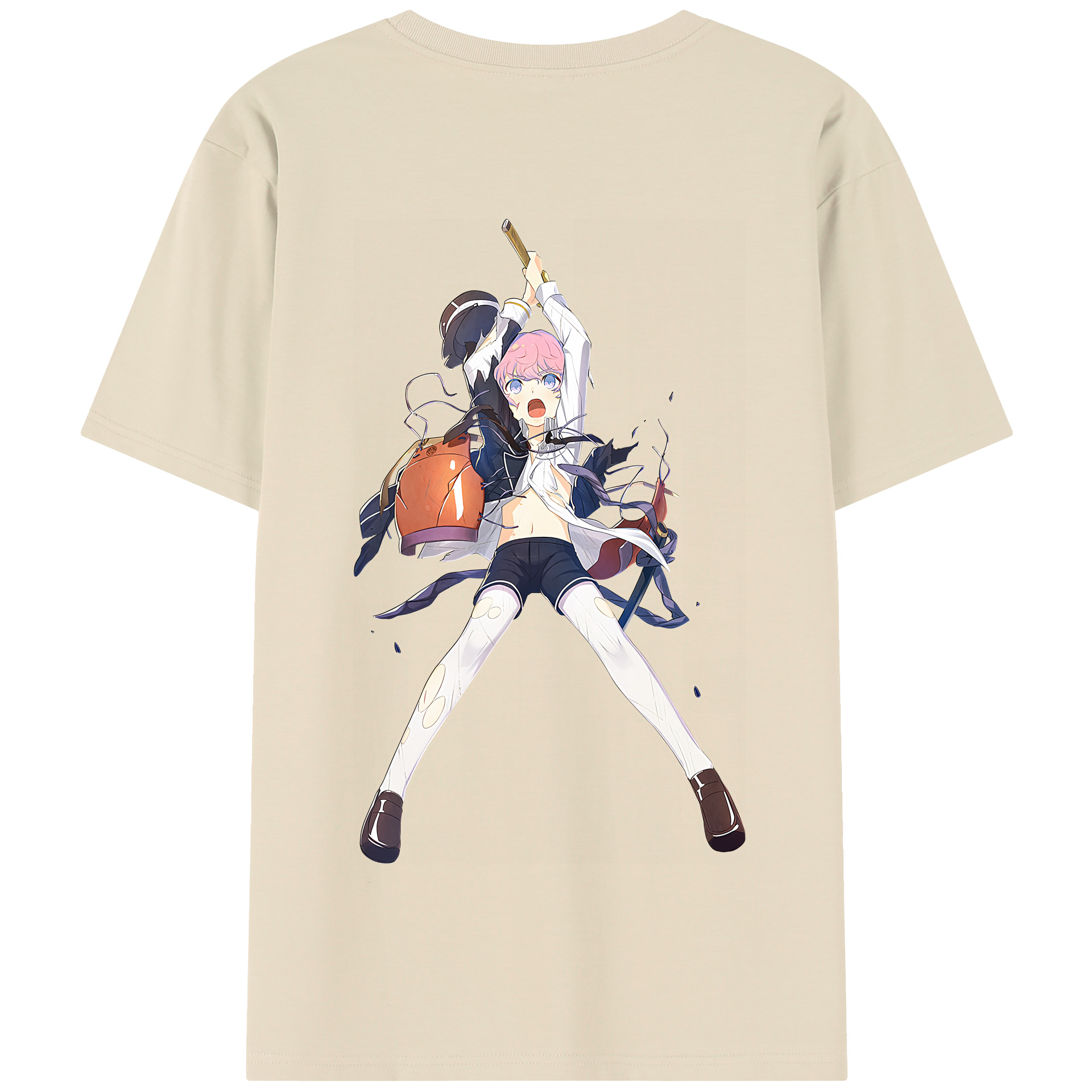 （画像用） 刀剣乱舞 Touken Ranbu 綿100％半袖Tシャツ（背面プリント）