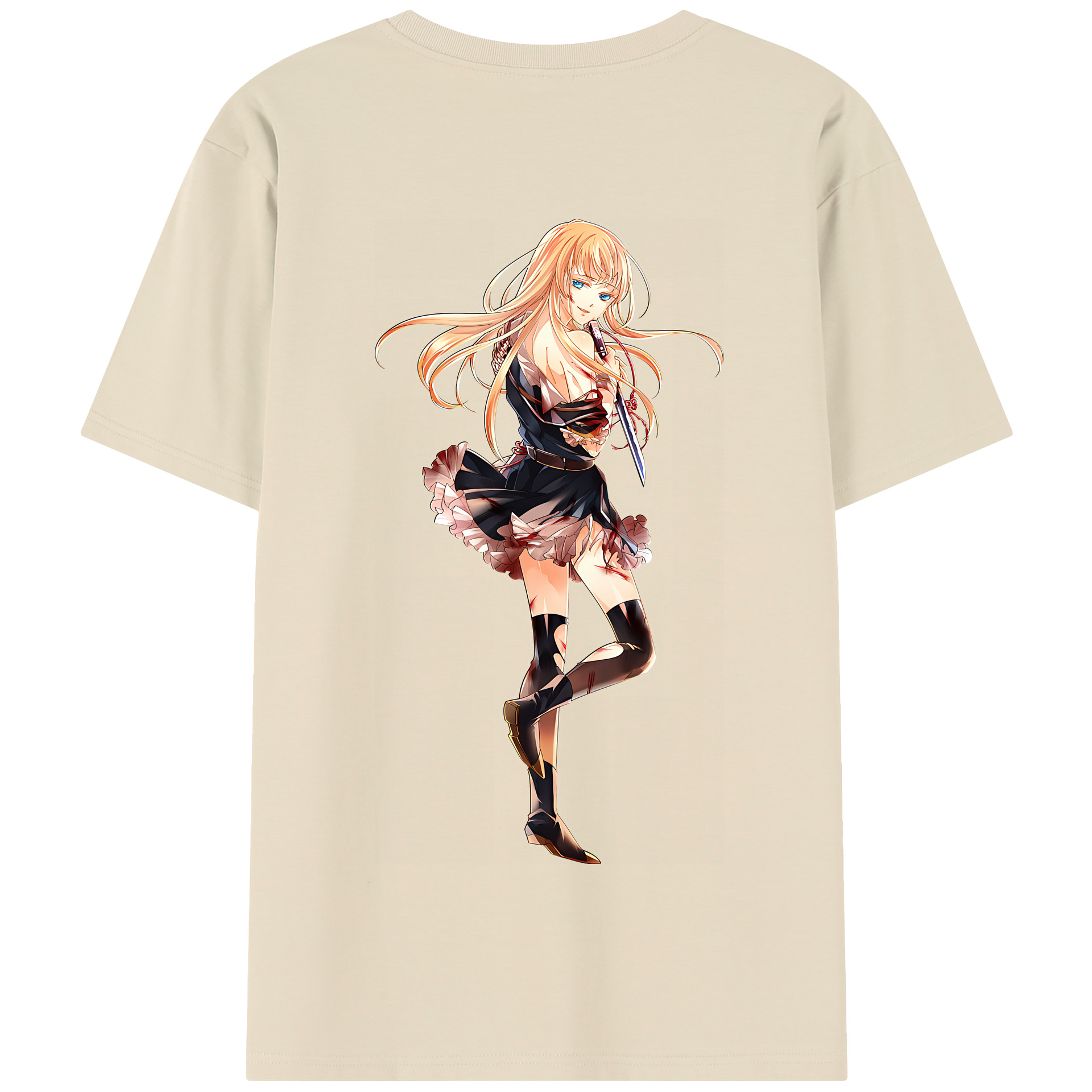 （画像用） 刀剣乱舞 Touken Ranbu 綿100％半袖Tシャツ（背面プリント）