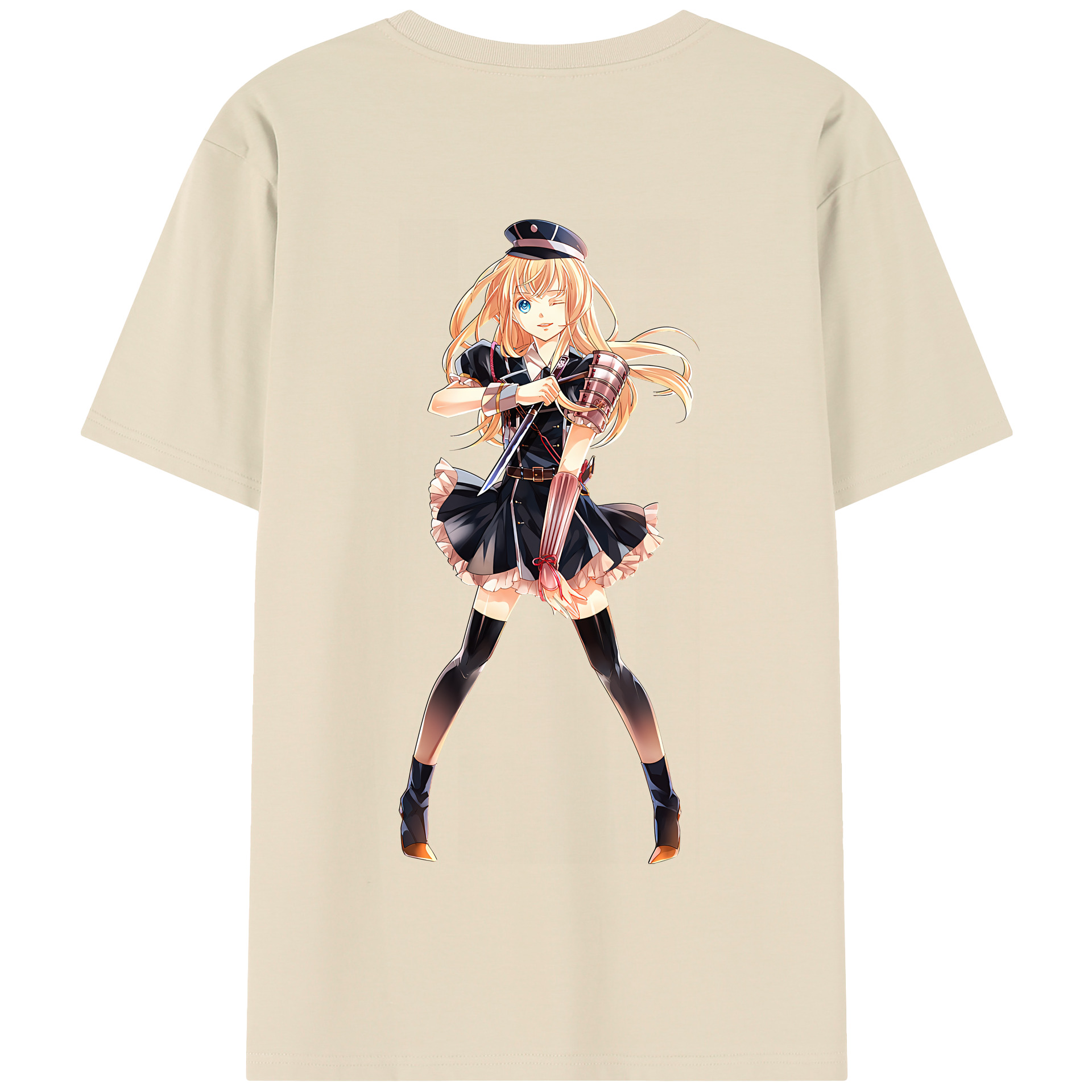 （画像用） 刀剣乱舞 Touken Ranbu 綿100％半袖Tシャツ（背面プリント）