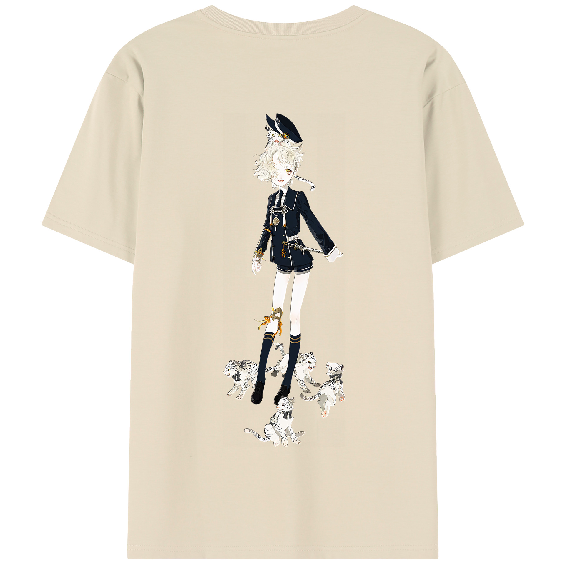 （画像用） 刀剣乱舞 Touken Ranbu 綿100％半袖Tシャツ（背面プリント）