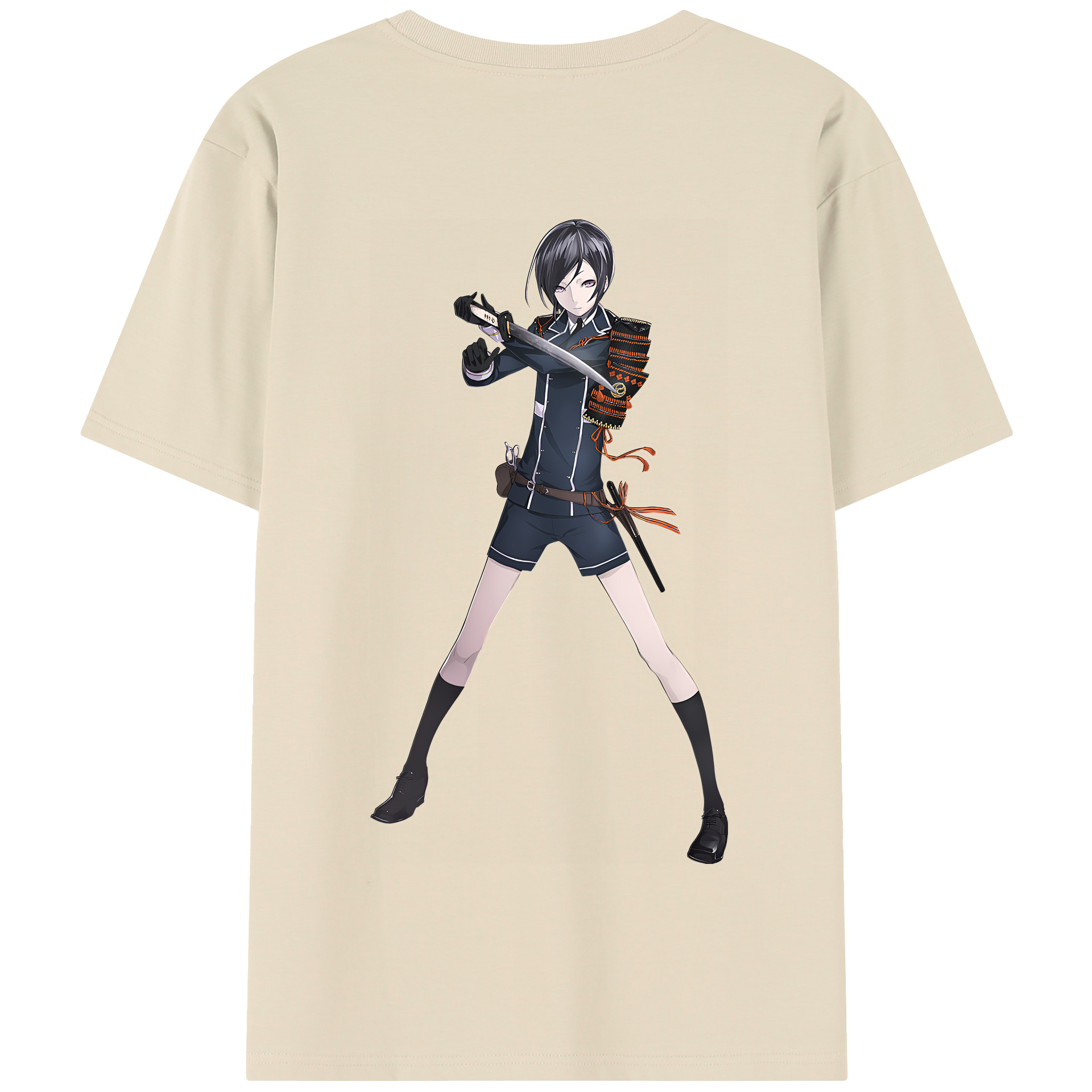 （画像用） 刀剣乱舞 Touken Ranbu 綿100％半袖Tシャツ（背面プリント）