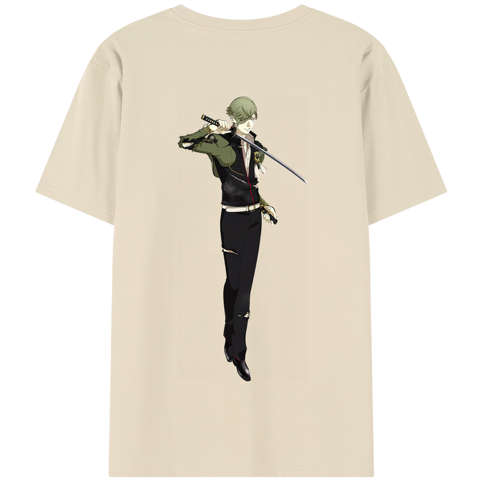 （画像用） 刀剣乱舞 Touken Ranbu 綿100％半袖Tシャツ（背面プリント）