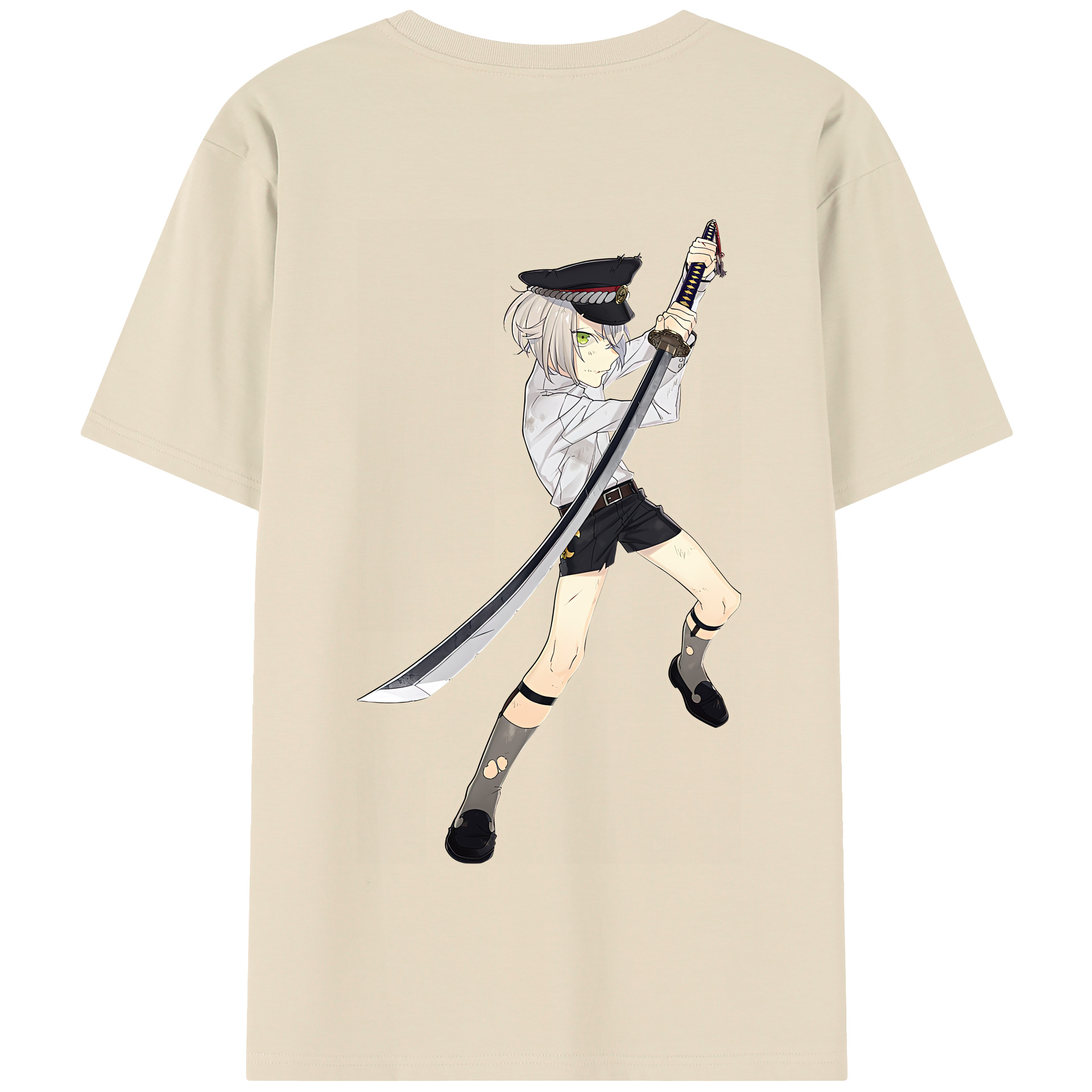 （画像用） 刀剣乱舞 Touken Ranbu 綿100％半袖Tシャツ（背面プリント）