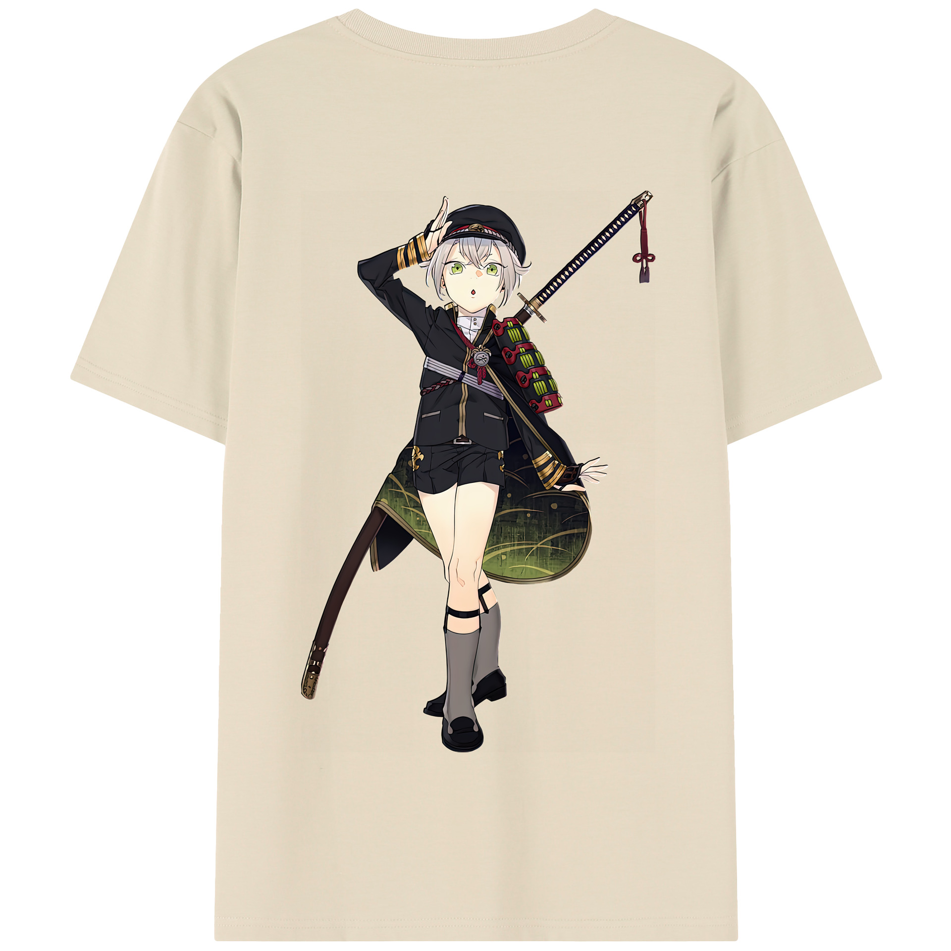 （画像用） 刀剣乱舞 Touken Ranbu 綿100％半袖Tシャツ（背面プリント）