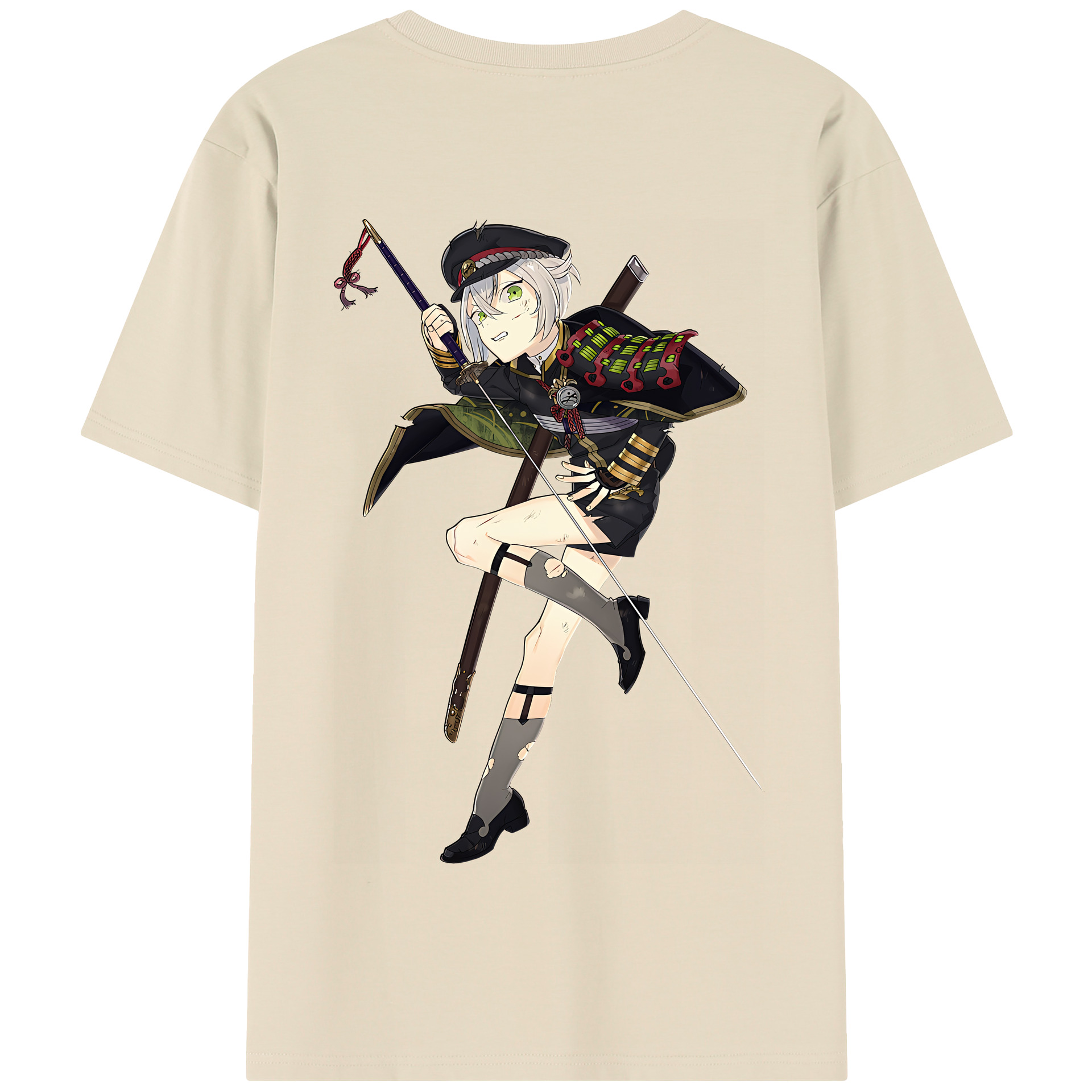 （画像用） 刀剣乱舞 Touken Ranbu 綿100％半袖Tシャツ（背面プリント）