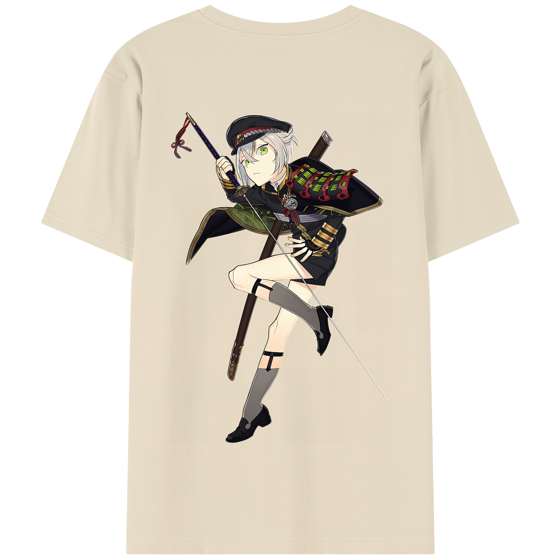 （画像用） 刀剣乱舞 Touken Ranbu 綿100％半袖Tシャツ（背面プリント）
