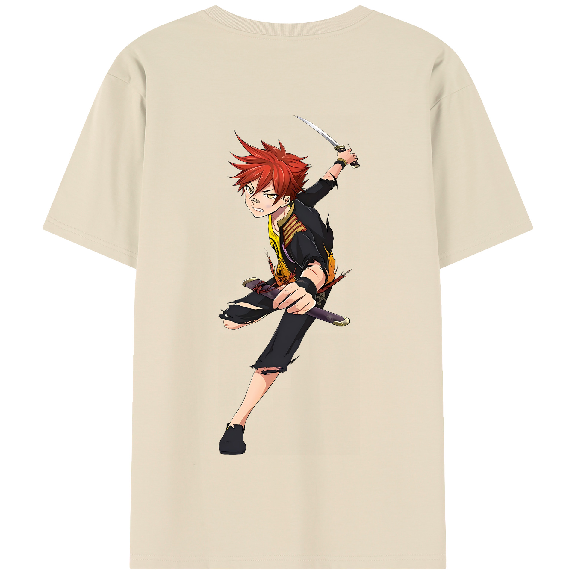 （画像用） 刀剣乱舞 Touken Ranbu 綿100％半袖Tシャツ（背面プリント）