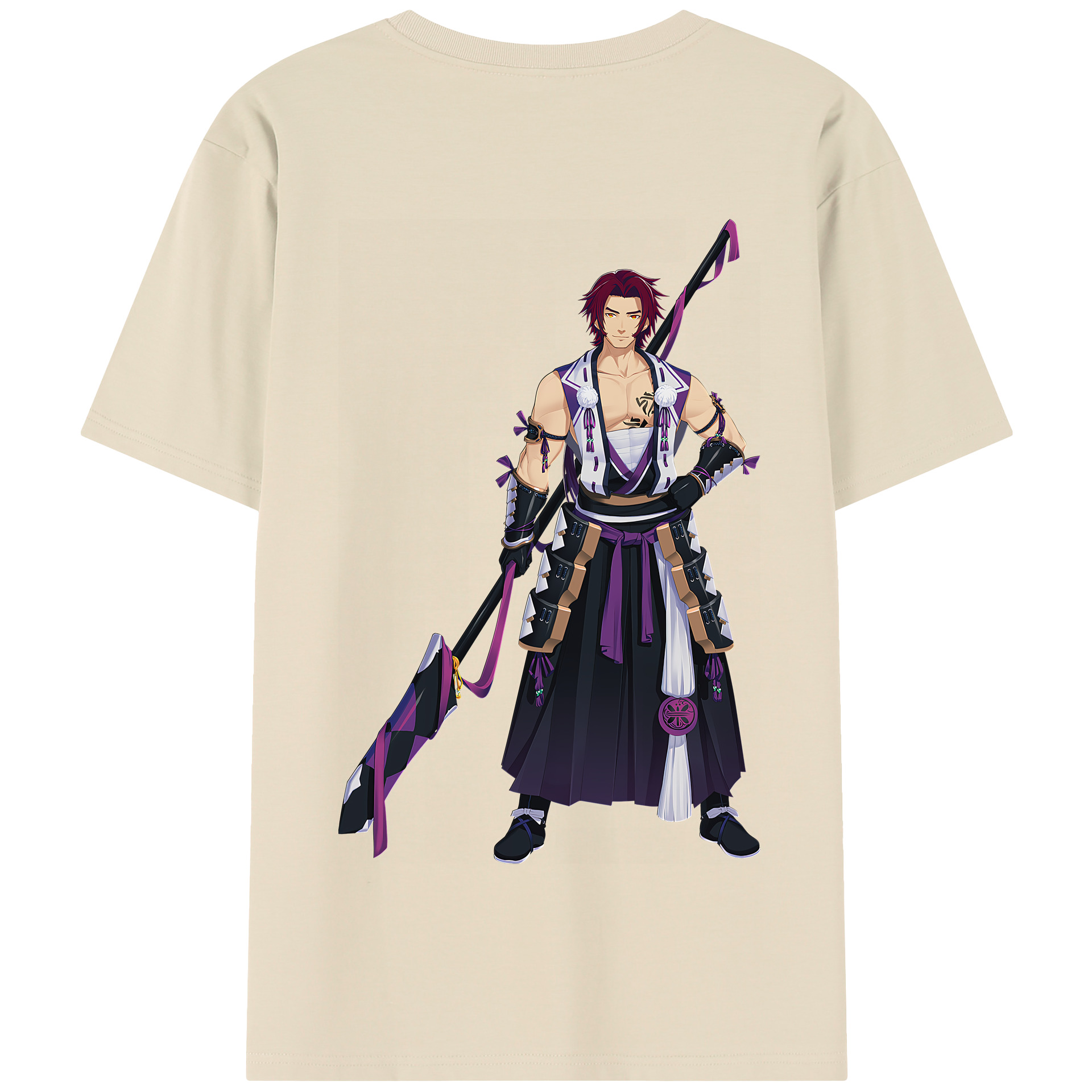 （画像用） 刀剣乱舞 Touken Ranbu 綿100％半袖Tシャツ（背面プリント）