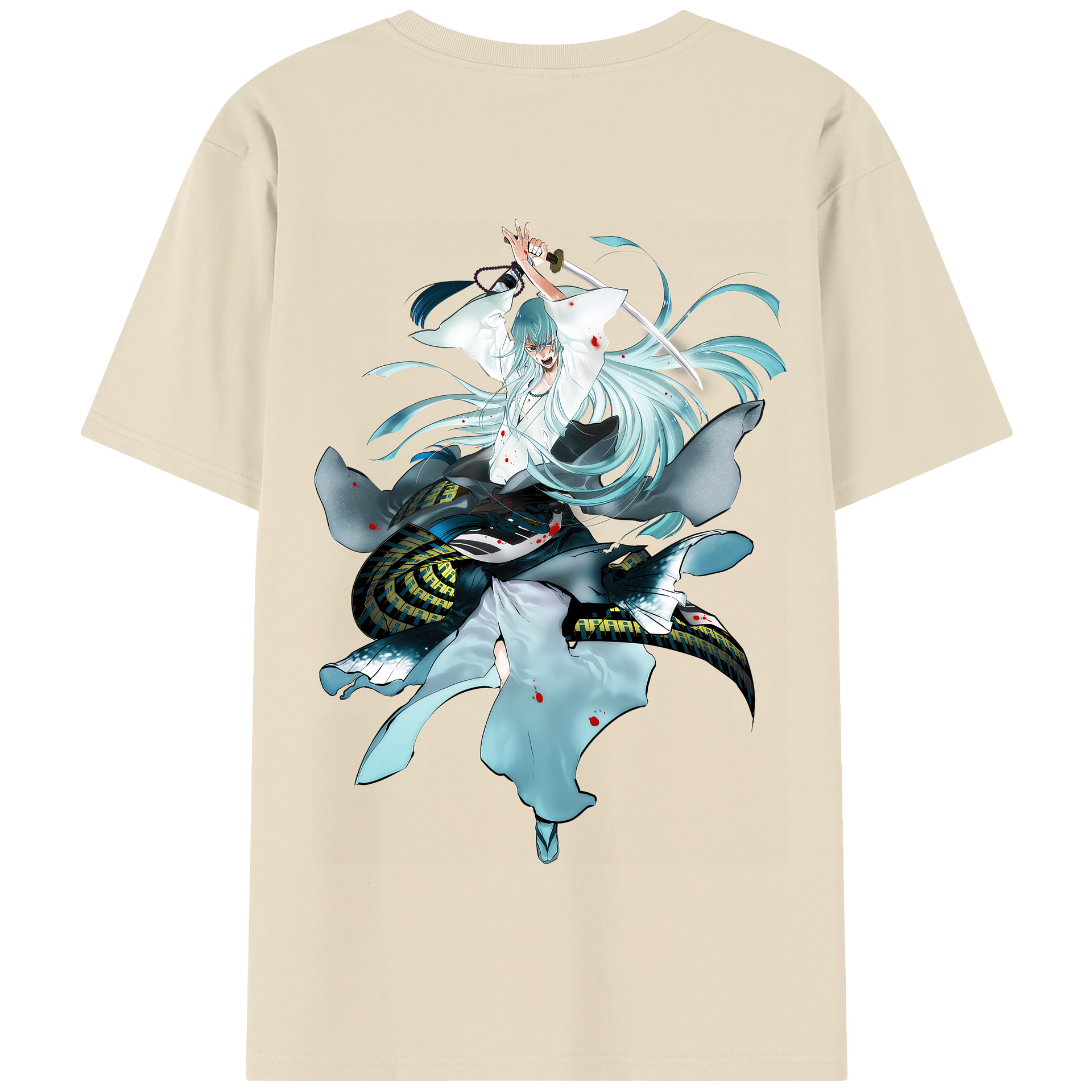 （画像用） 刀剣乱舞 Touken Ranbu 綿100％半袖Tシャツ（背面プリント）