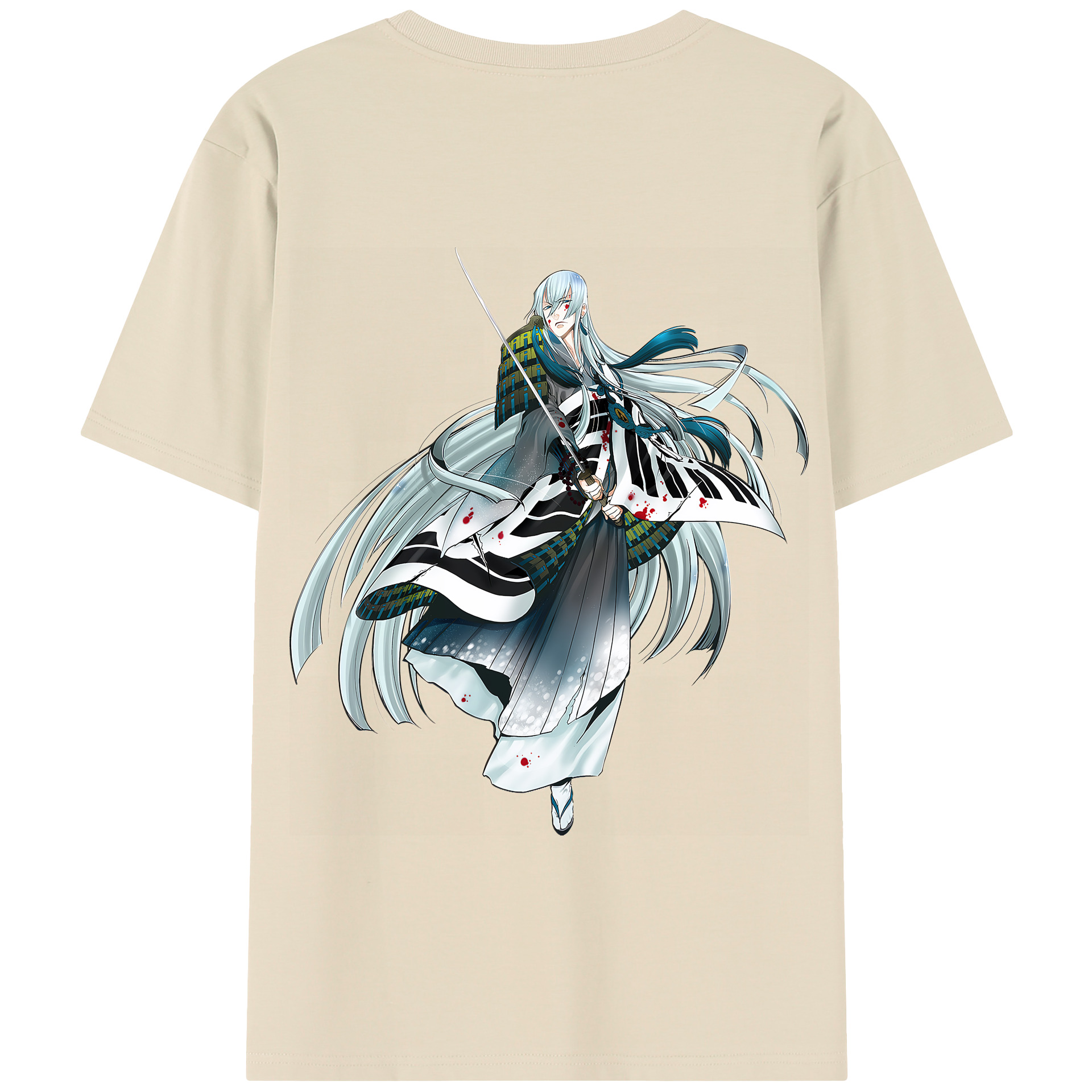 （画像用） 刀剣乱舞 Touken Ranbu 綿100％半袖Tシャツ（背面プリント）