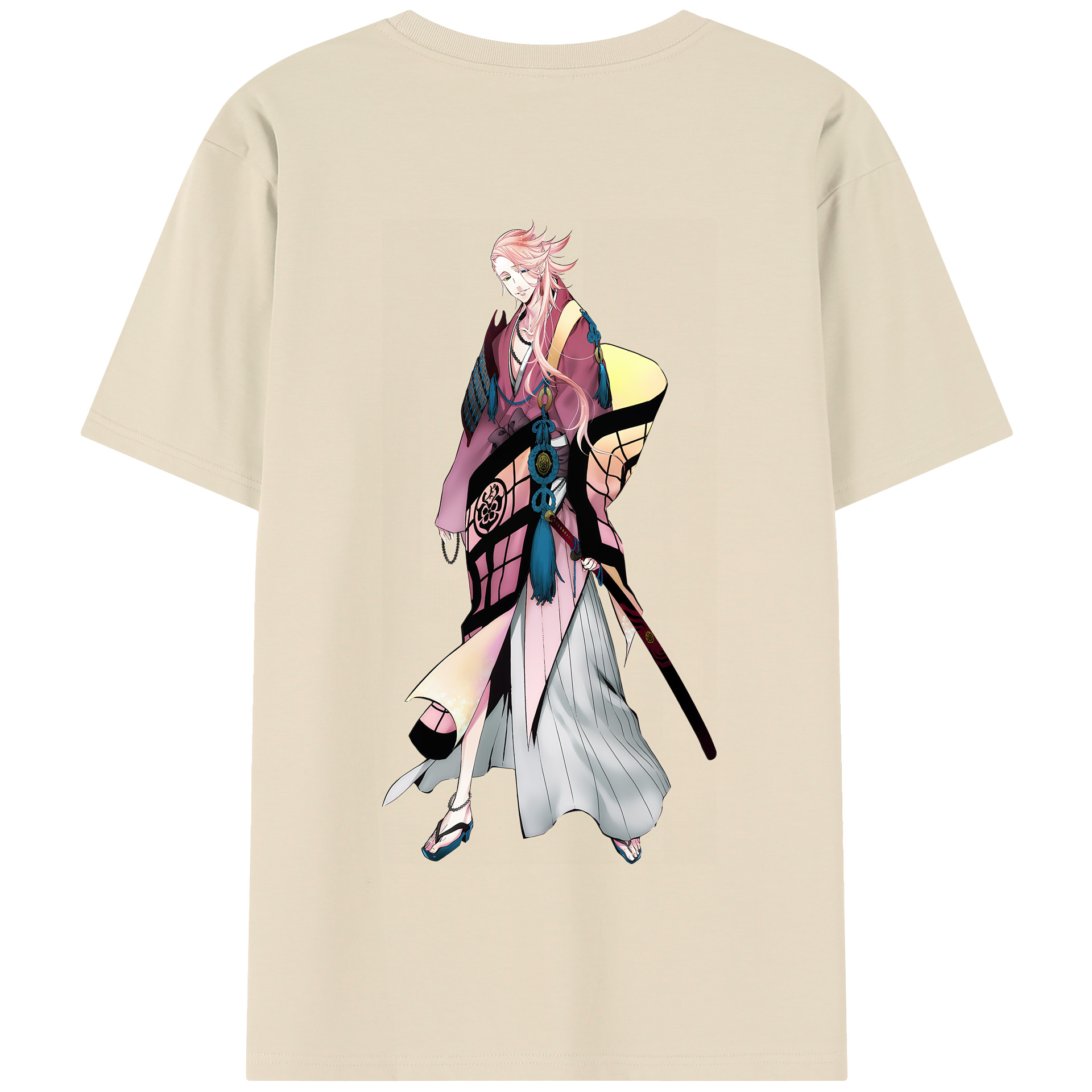 （画像用） 刀剣乱舞 Touken Ranbu 綿100％半袖Tシャツ（背面プリント）