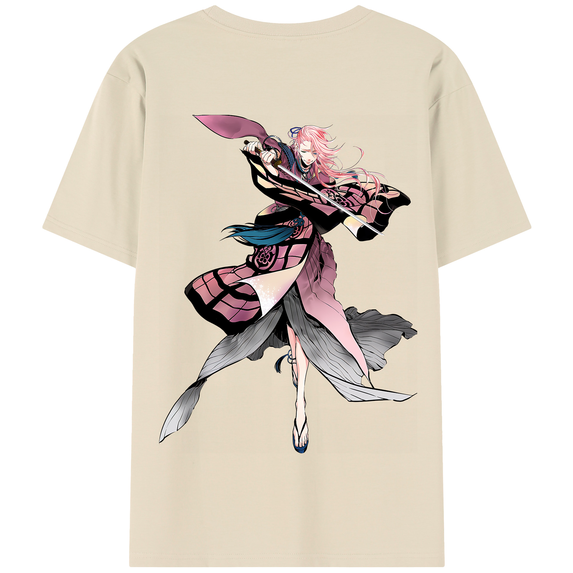 （画像用） 刀剣乱舞 Touken Ranbu 綿100％半袖Tシャツ（背面プリント）