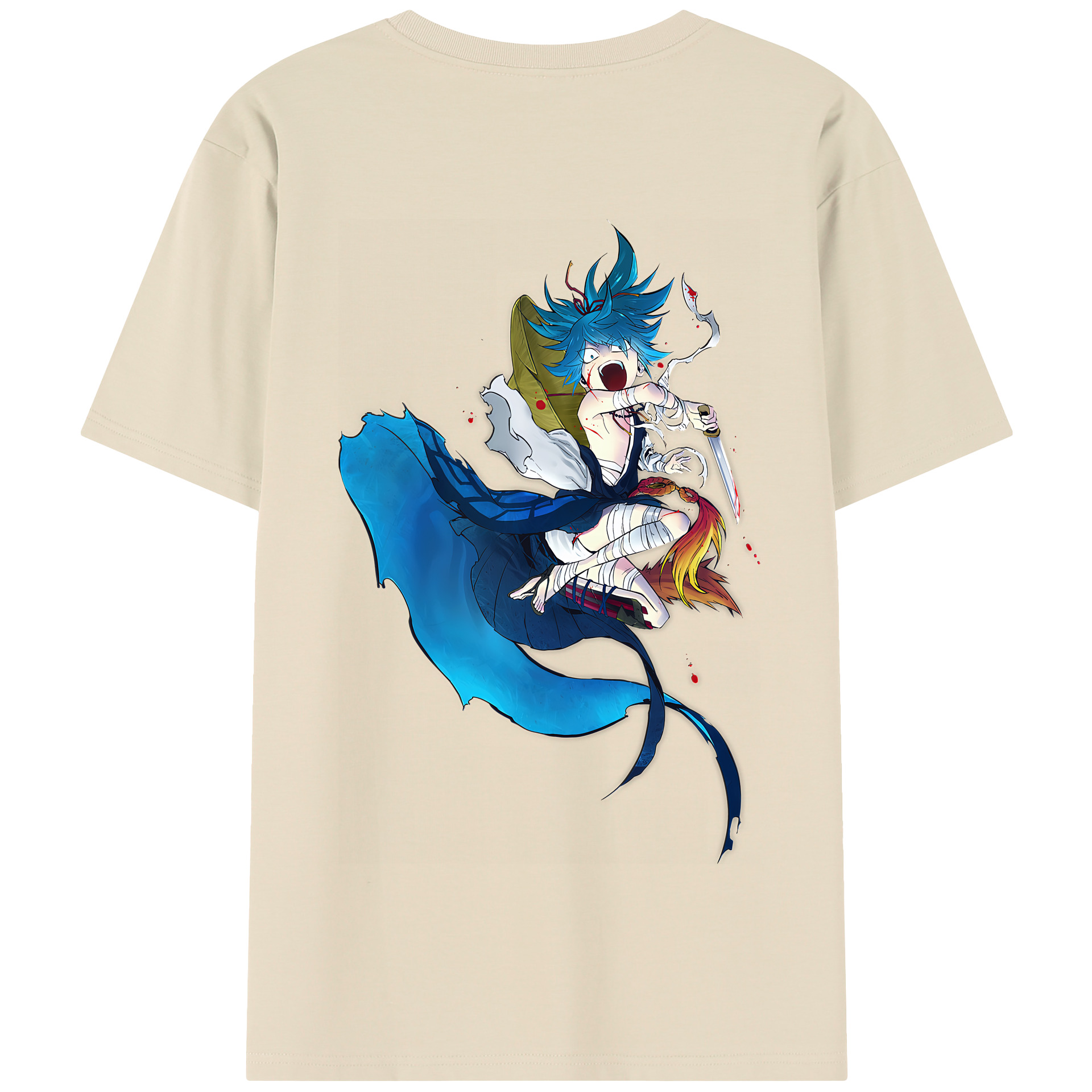 （画像用） 刀剣乱舞 Touken Ranbu 綿100％半袖Tシャツ（背面プリント）