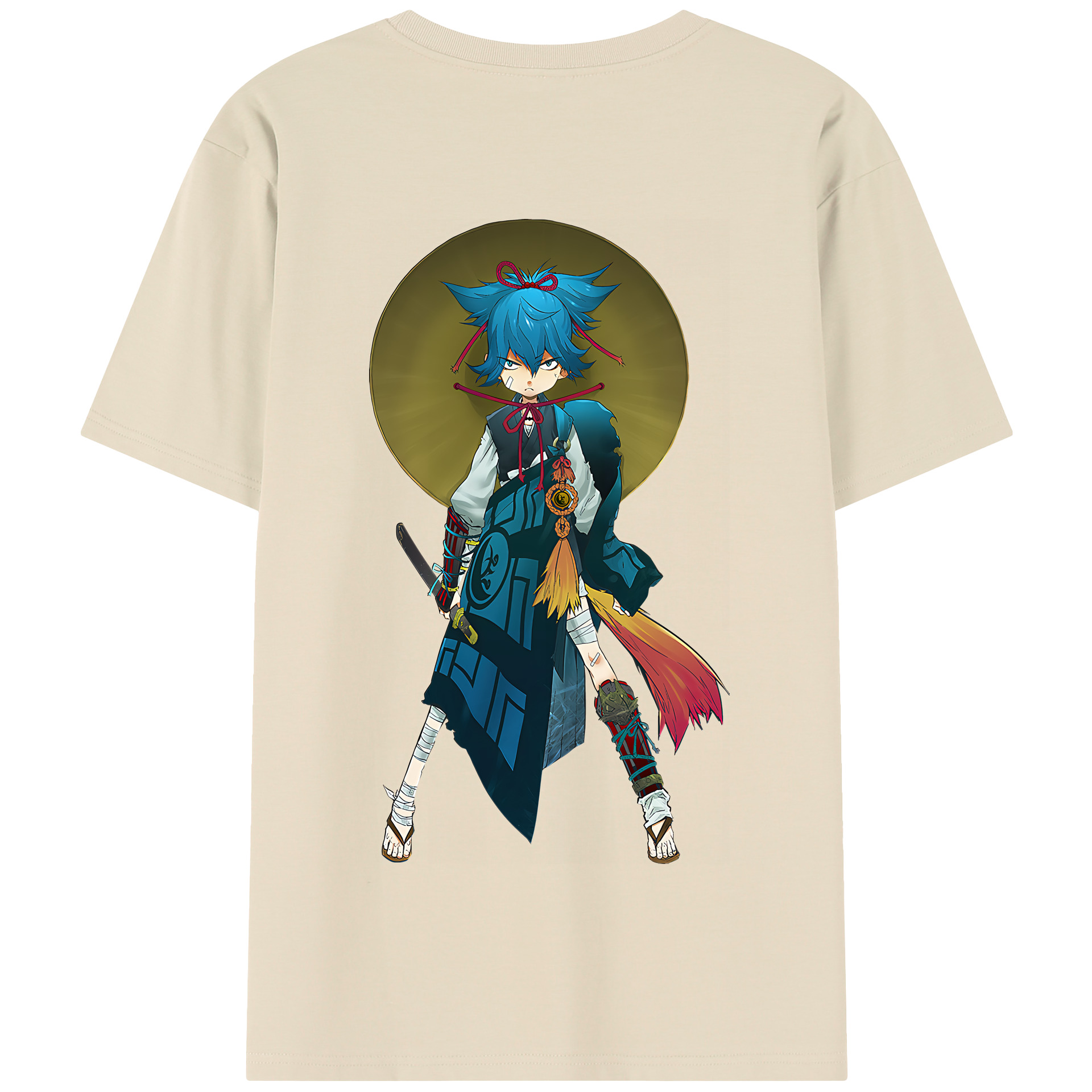 （画像用） 刀剣乱舞 Touken Ranbu 綿100％半袖Tシャツ（背面プリント）