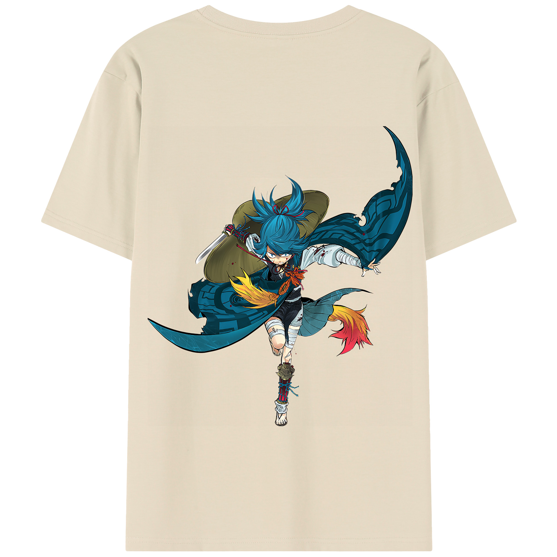 （画像用） 刀剣乱舞 Touken Ranbu 綿100％半袖Tシャツ（背面プリント）
