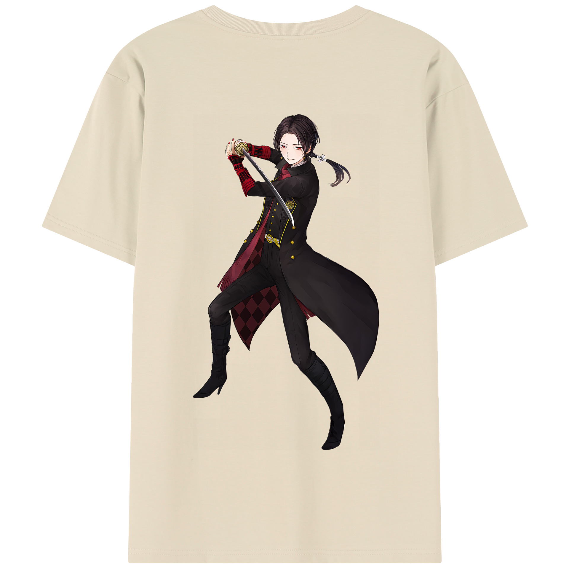 （画像用） 刀剣乱舞 Touken Ranbu 綿100％半袖Tシャツ（背面プリント）