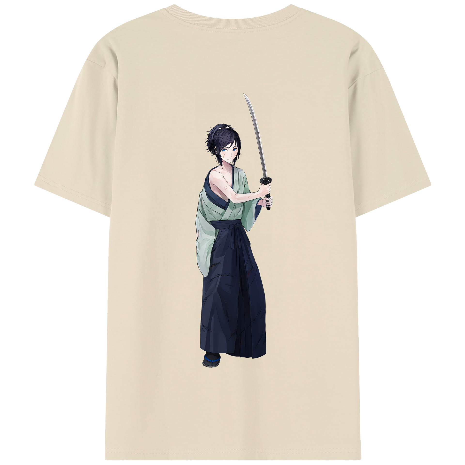 （画像用） 刀剣乱舞 Touken Ranbu 綿100％半袖Tシャツ（背面プリント）