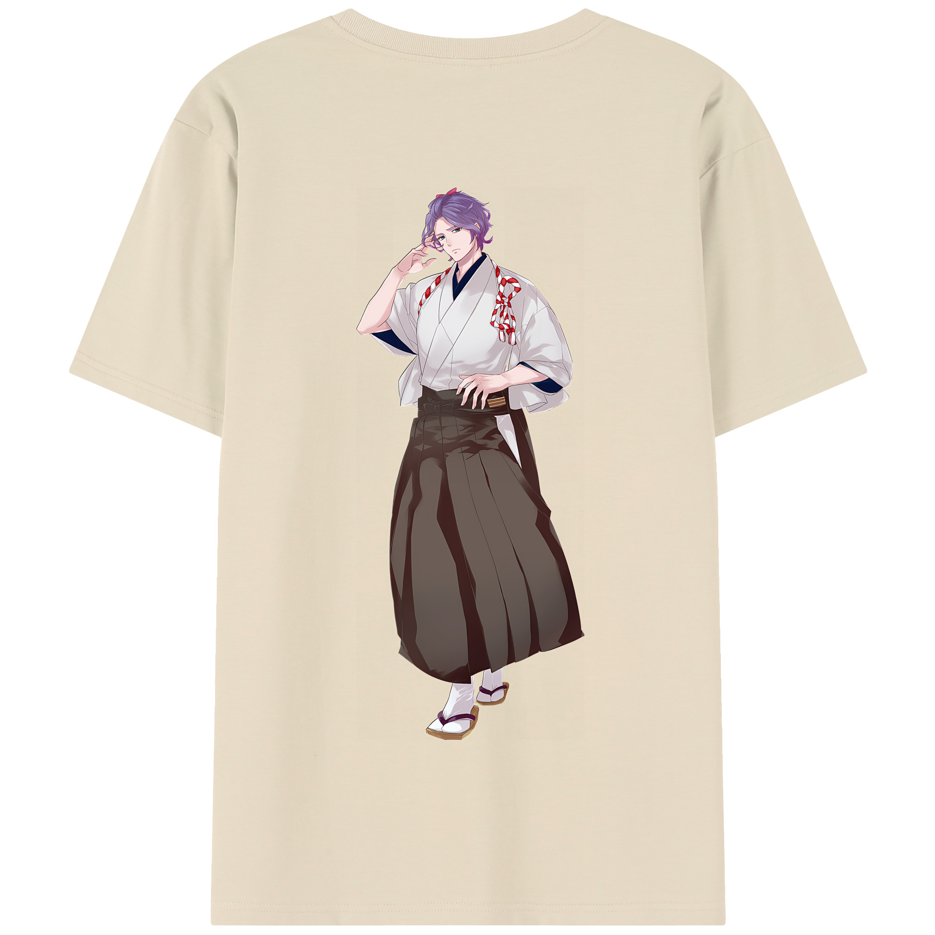 （画像用） 刀剣乱舞 Touken Ranbu 綿100％半袖Tシャツ（背面プリント）