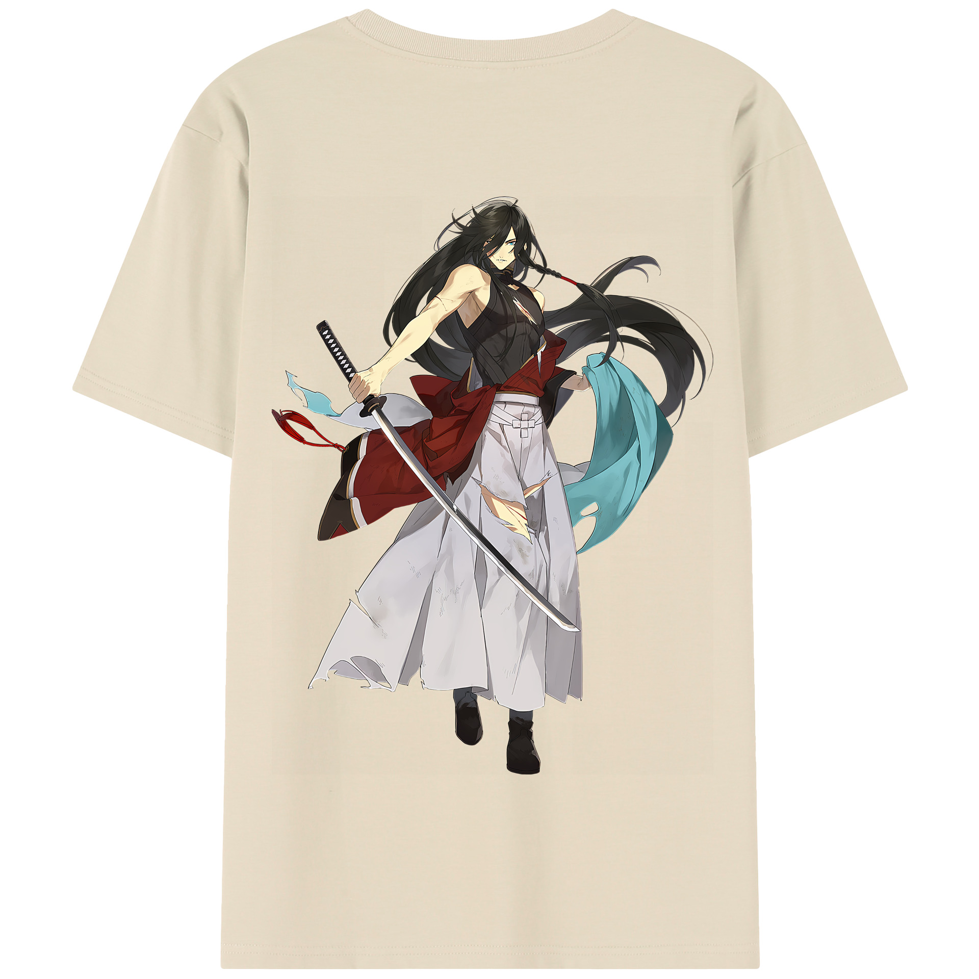 （画像用） 刀剣乱舞 Touken Ranbu 綿100％半袖Tシャツ（背面プリント）