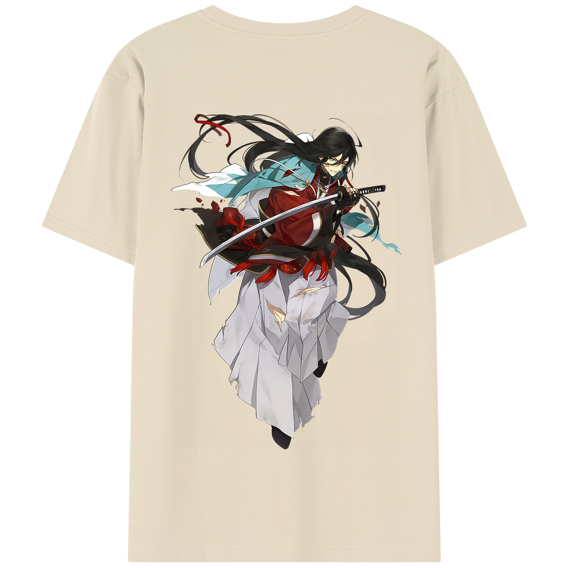（画像用） 刀剣乱舞 Touken Ranbu 綿100％半袖Tシャツ（背面プリント）