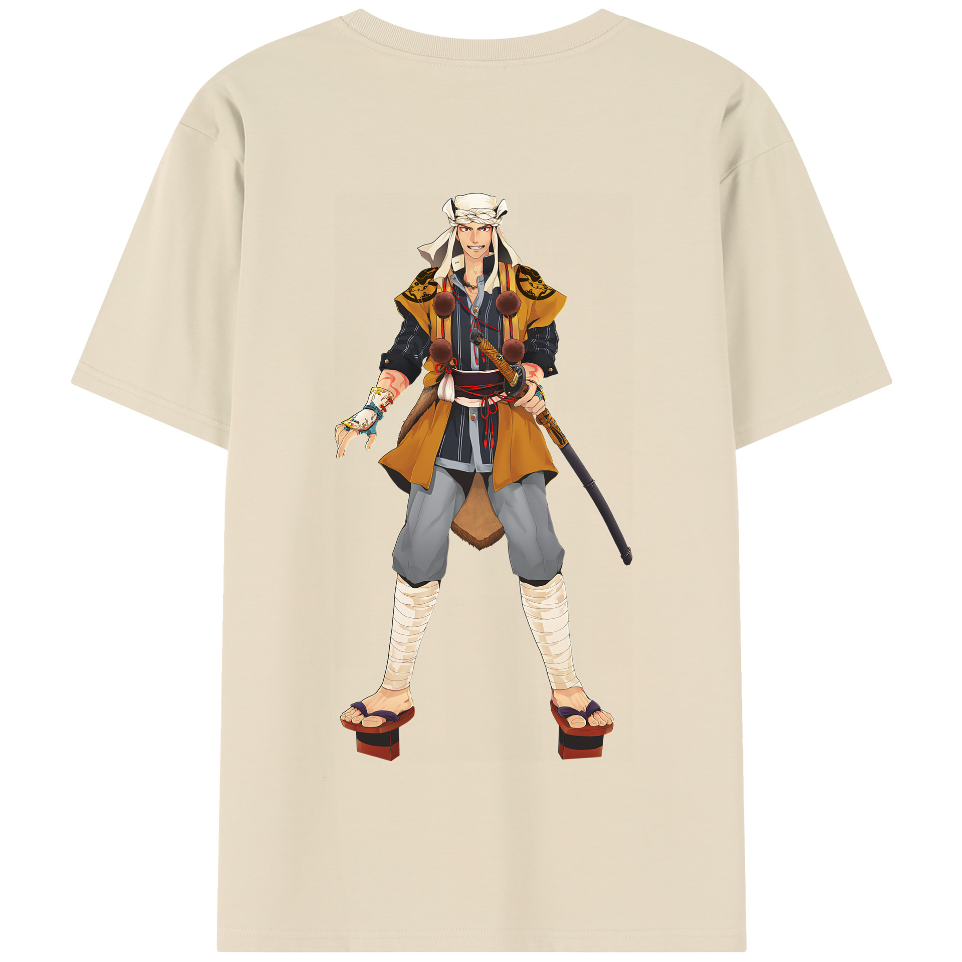 （画像用） 刀剣乱舞 Touken Ranbu 綿100％半袖Tシャツ（背面プリント）