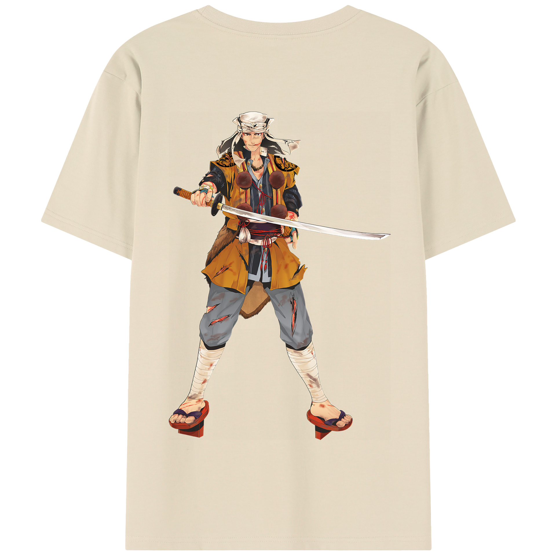 （画像用） 刀剣乱舞 Touken Ranbu 綿100％半袖Tシャツ（背面プリント）