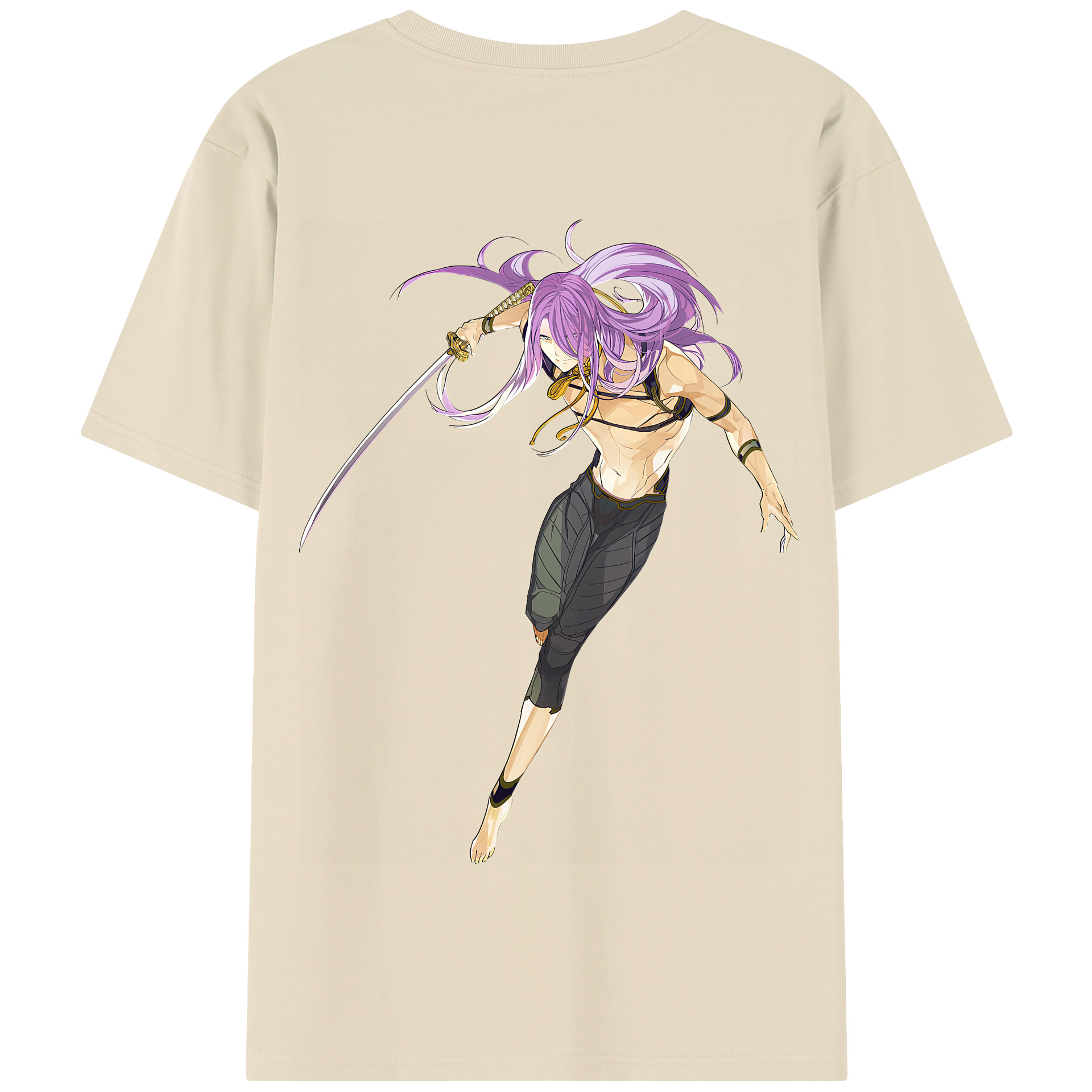 （画像用） 刀剣乱舞 Touken Ranbu 綿100％半袖Tシャツ（背面プリント）