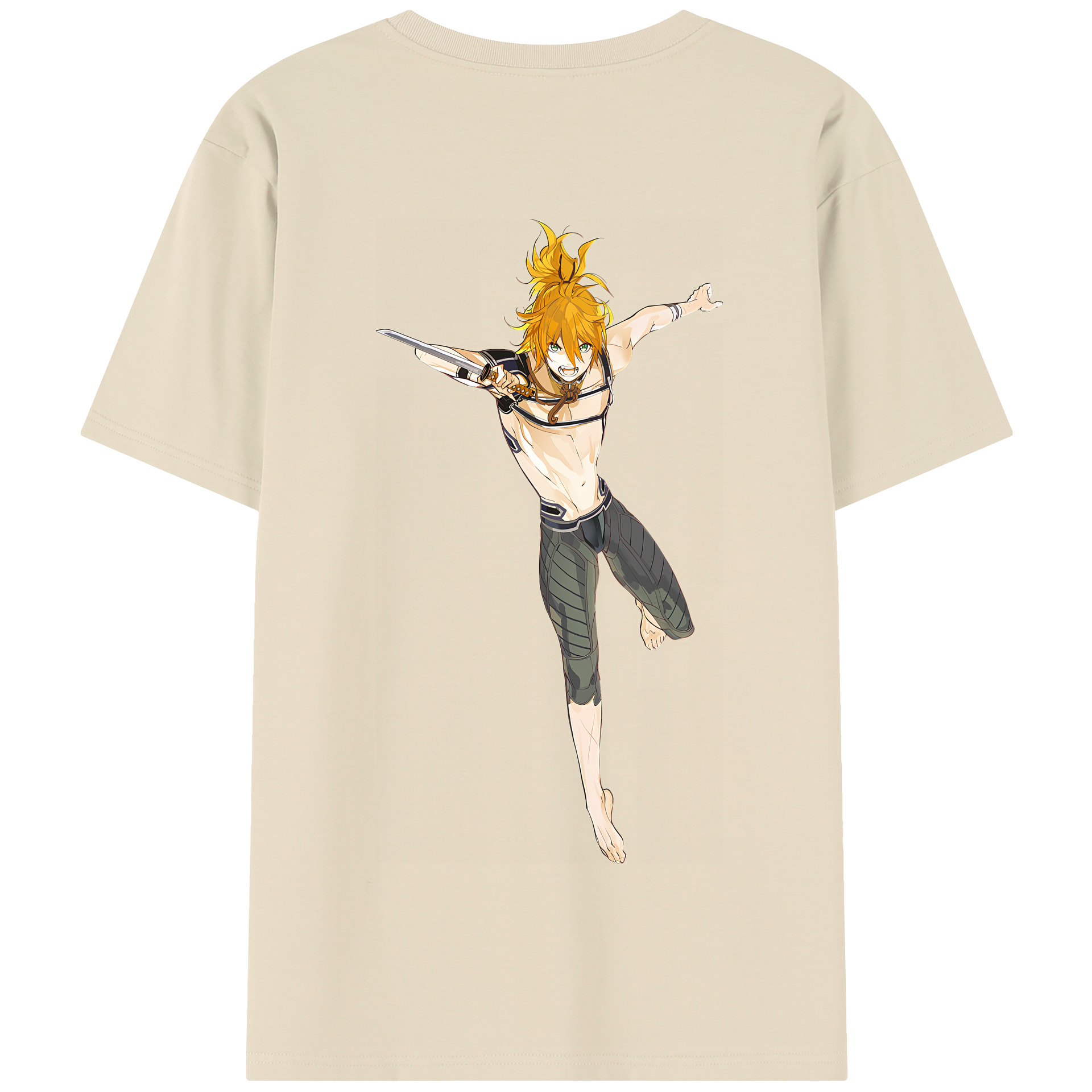 （画像用） 刀剣乱舞 Touken Ranbu 綿100％半袖Tシャツ（背面プリント）