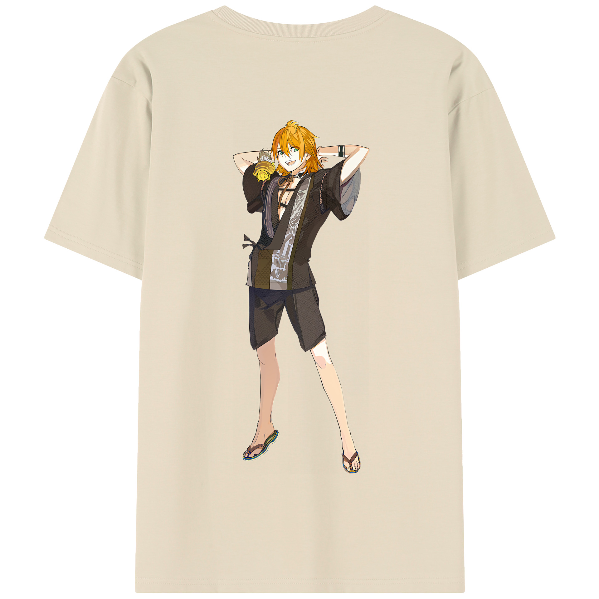 （画像用） 刀剣乱舞 Touken Ranbu 綿100％半袖Tシャツ（背面プリント）