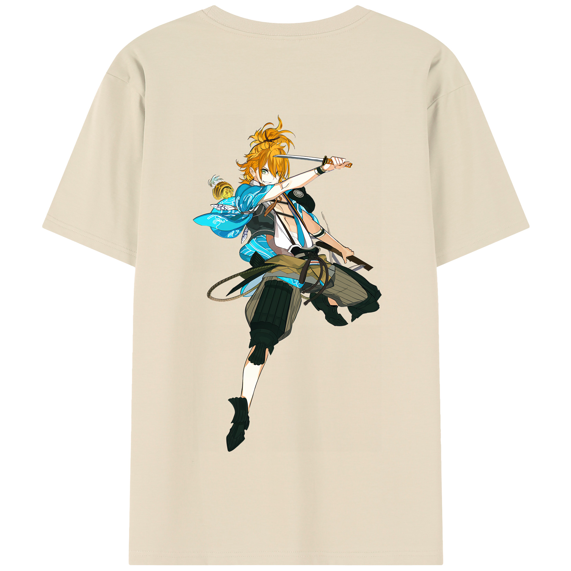 （画像用） 刀剣乱舞 Touken Ranbu 綿100％半袖Tシャツ（背面プリント）