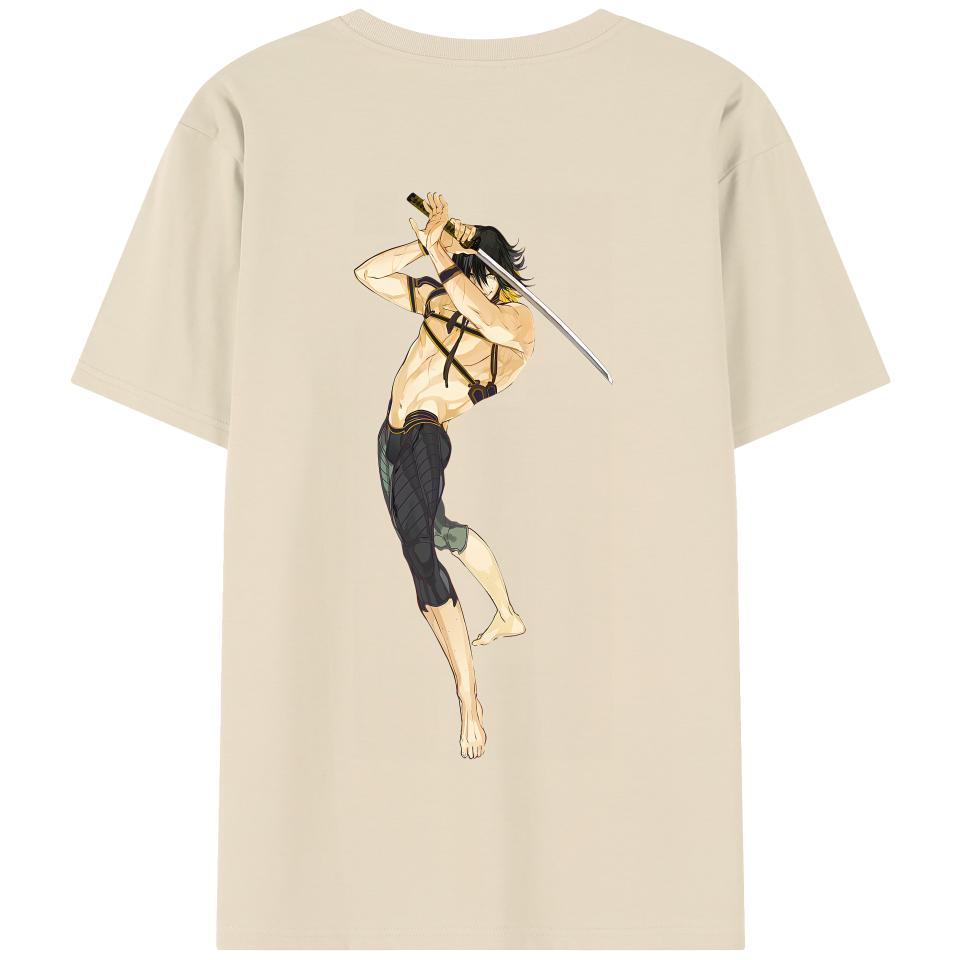 （画像用） 刀剣乱舞 Touken Ranbu 綿100％半袖Tシャツ（背面プリント）