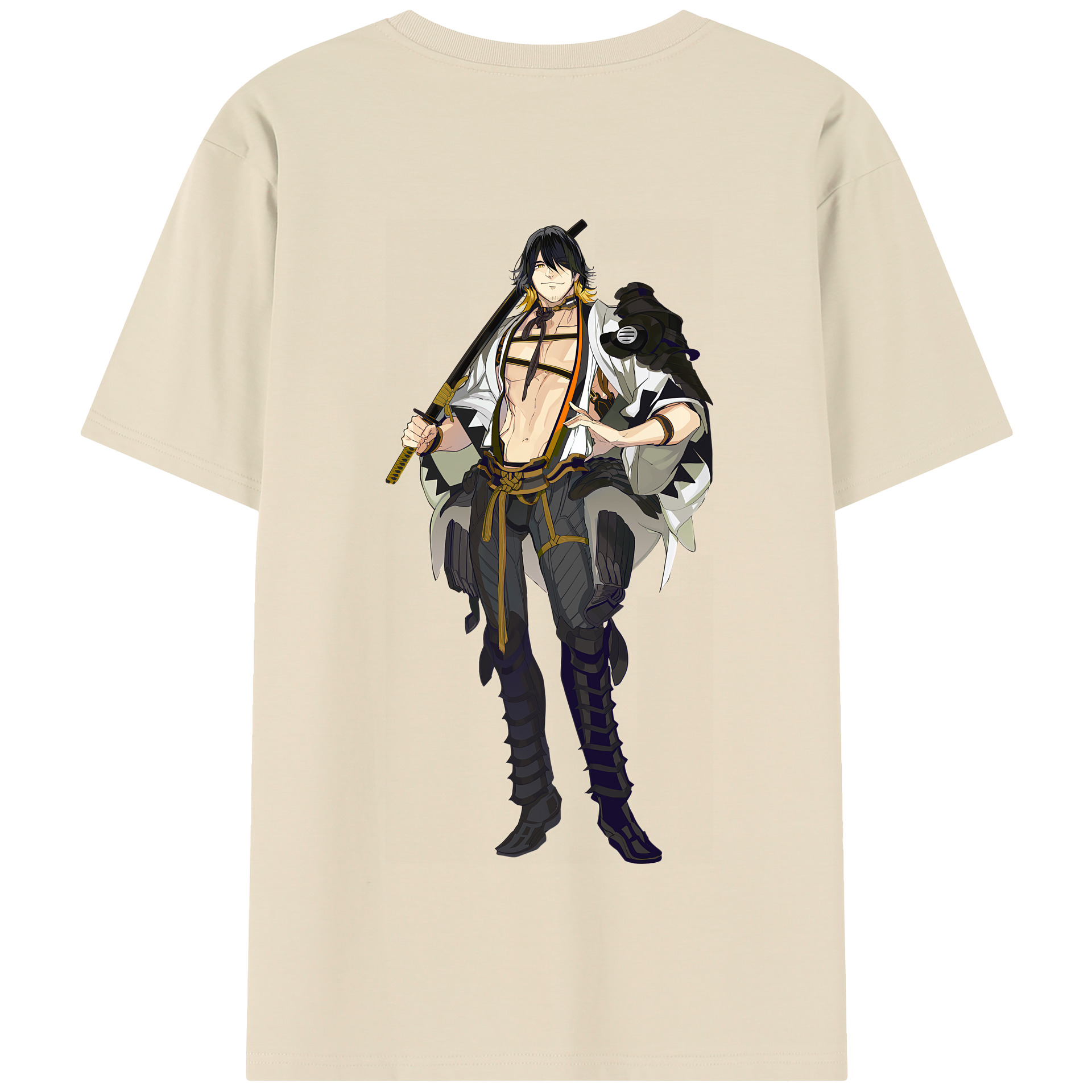 （画像用） 刀剣乱舞 Touken Ranbu 綿100％半袖Tシャツ（背面プリント）