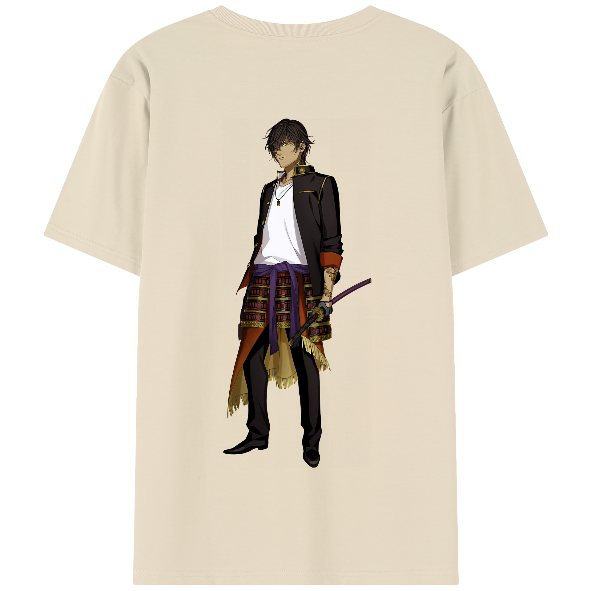 （画像用） 刀剣乱舞 Touken Ranbu 綿100％半袖Tシャツ（背面プリント）