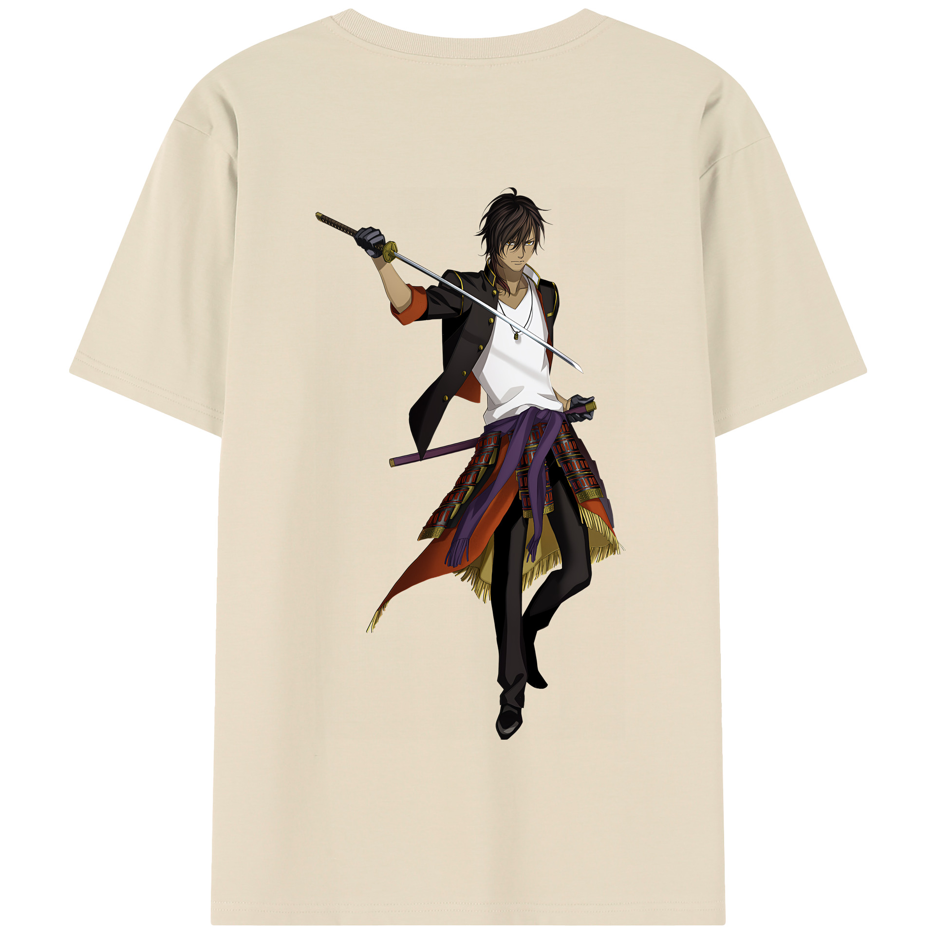（画像用） 刀剣乱舞 Touken Ranbu 綿100％半袖Tシャツ（背面プリント）