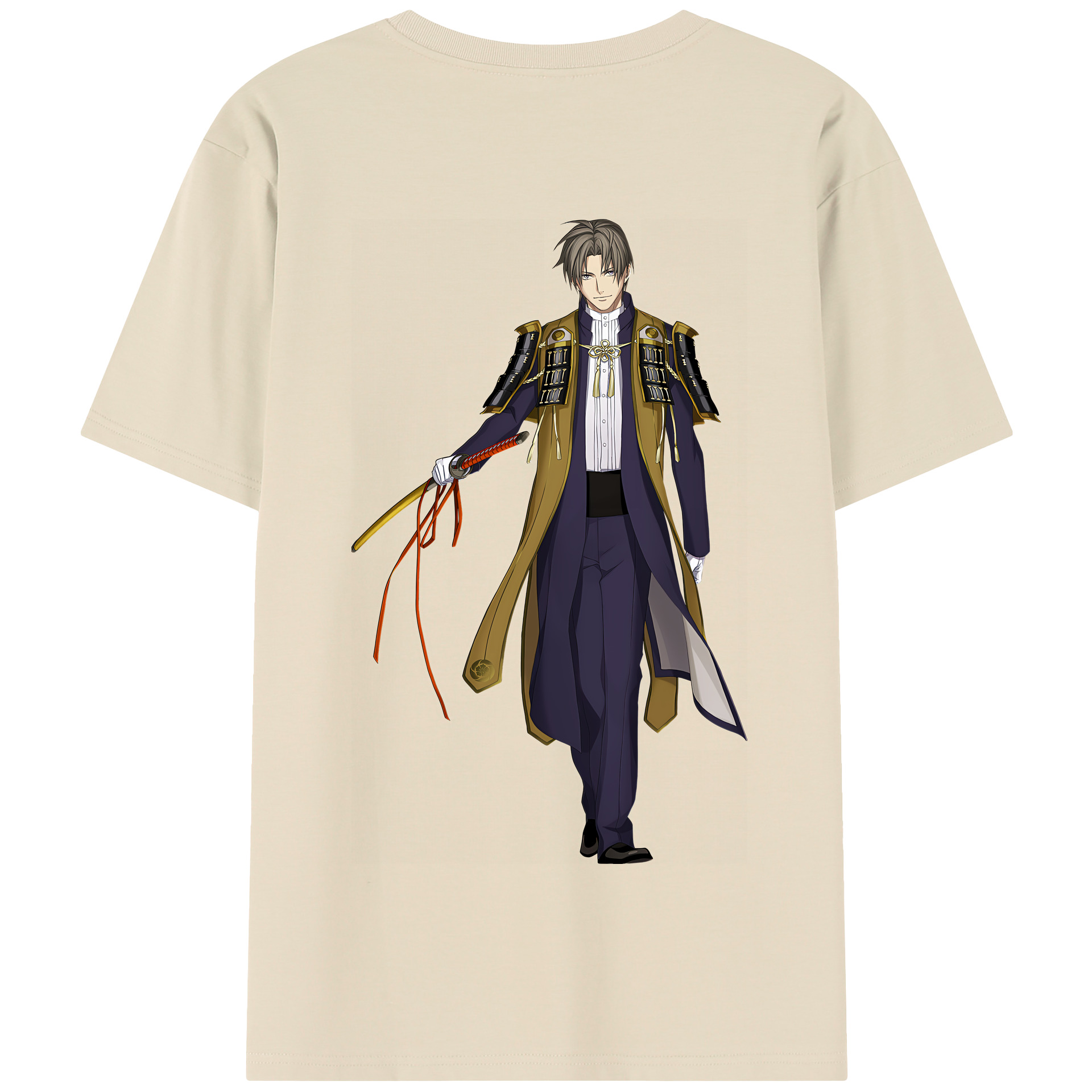 （画像用） 刀剣乱舞 Touken Ranbu 綿100％半袖Tシャツ（背面プリント）