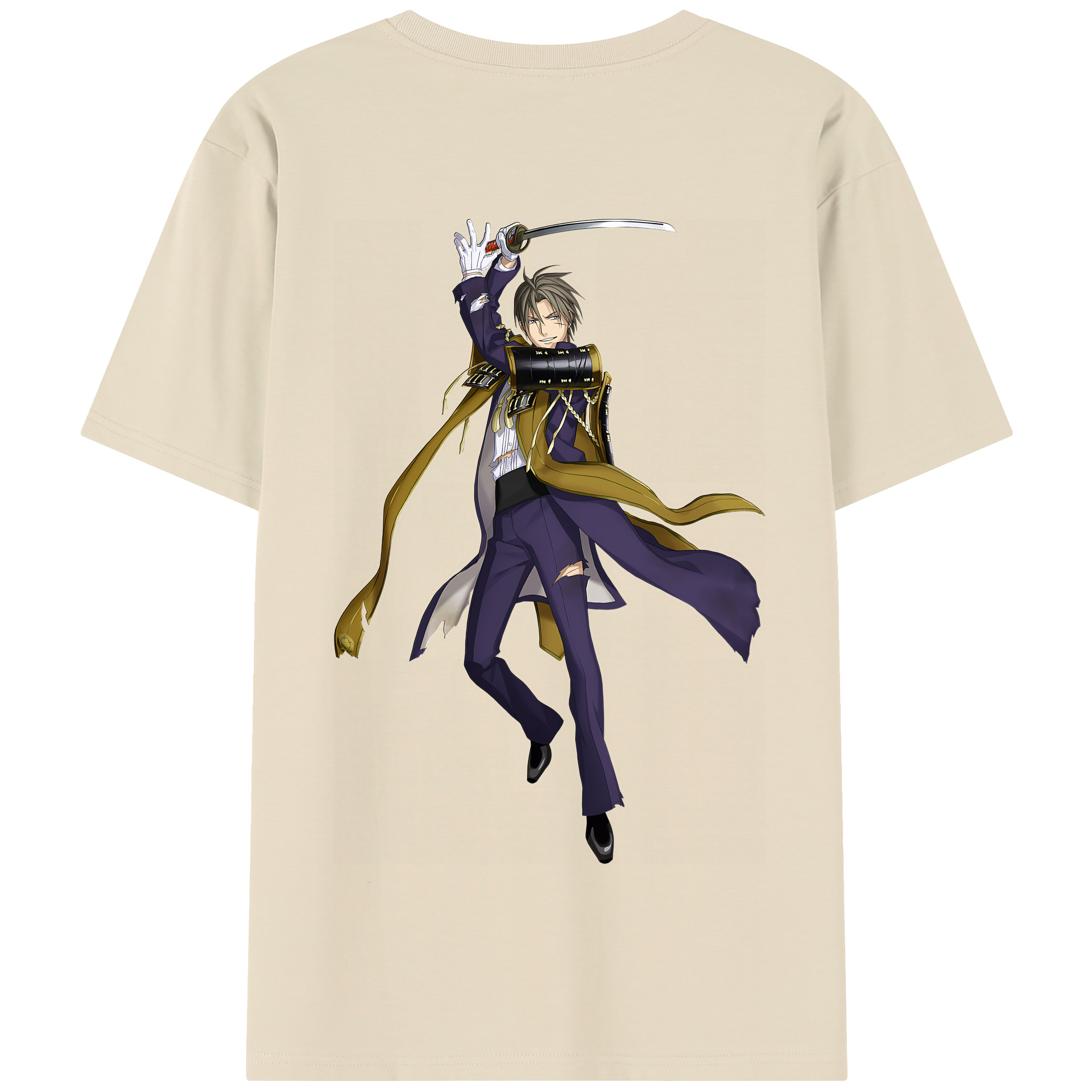 （画像用） 刀剣乱舞 Touken Ranbu 綿100％半袖Tシャツ（背面プリント）