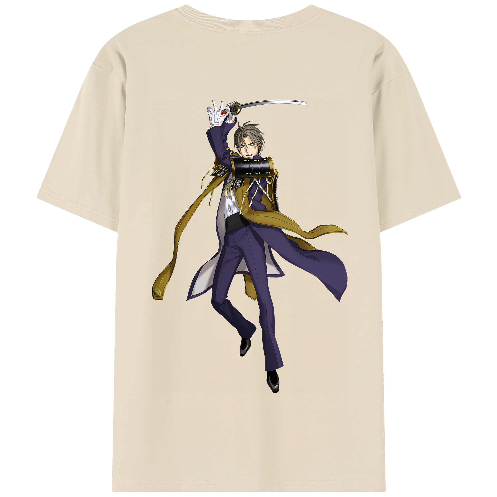 （画像用） 刀剣乱舞 Touken Ranbu 綿100％半袖Tシャツ（背面プリント）