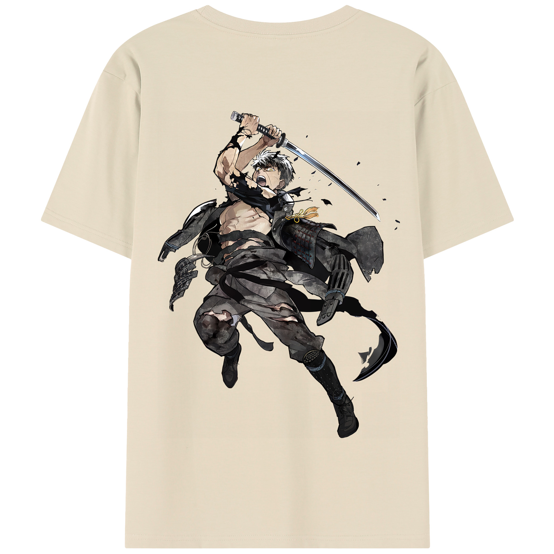 （画像用） 刀剣乱舞 Touken Ranbu 綿100％半袖Tシャツ（背面プリント）