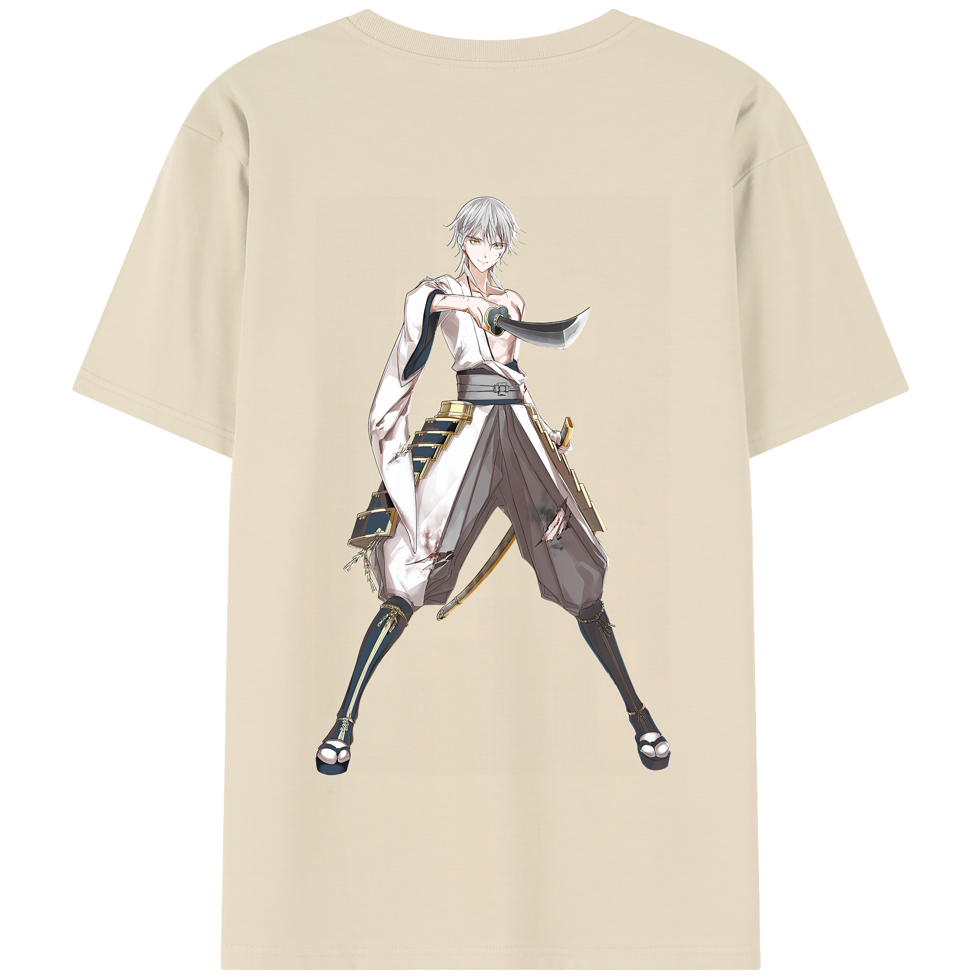 （画像用） 刀剣乱舞 Touken Ranbu 綿100％半袖Tシャツ（背面プリント）