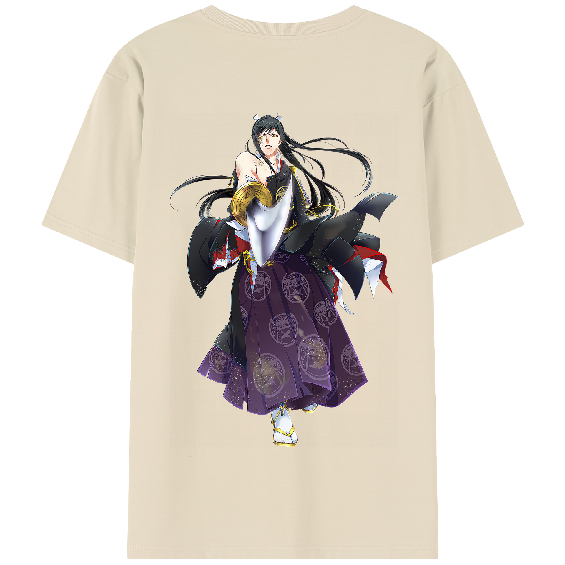 （画像用） 刀剣乱舞 Touken Ranbu 綿100％半袖Tシャツ（背面プリント）