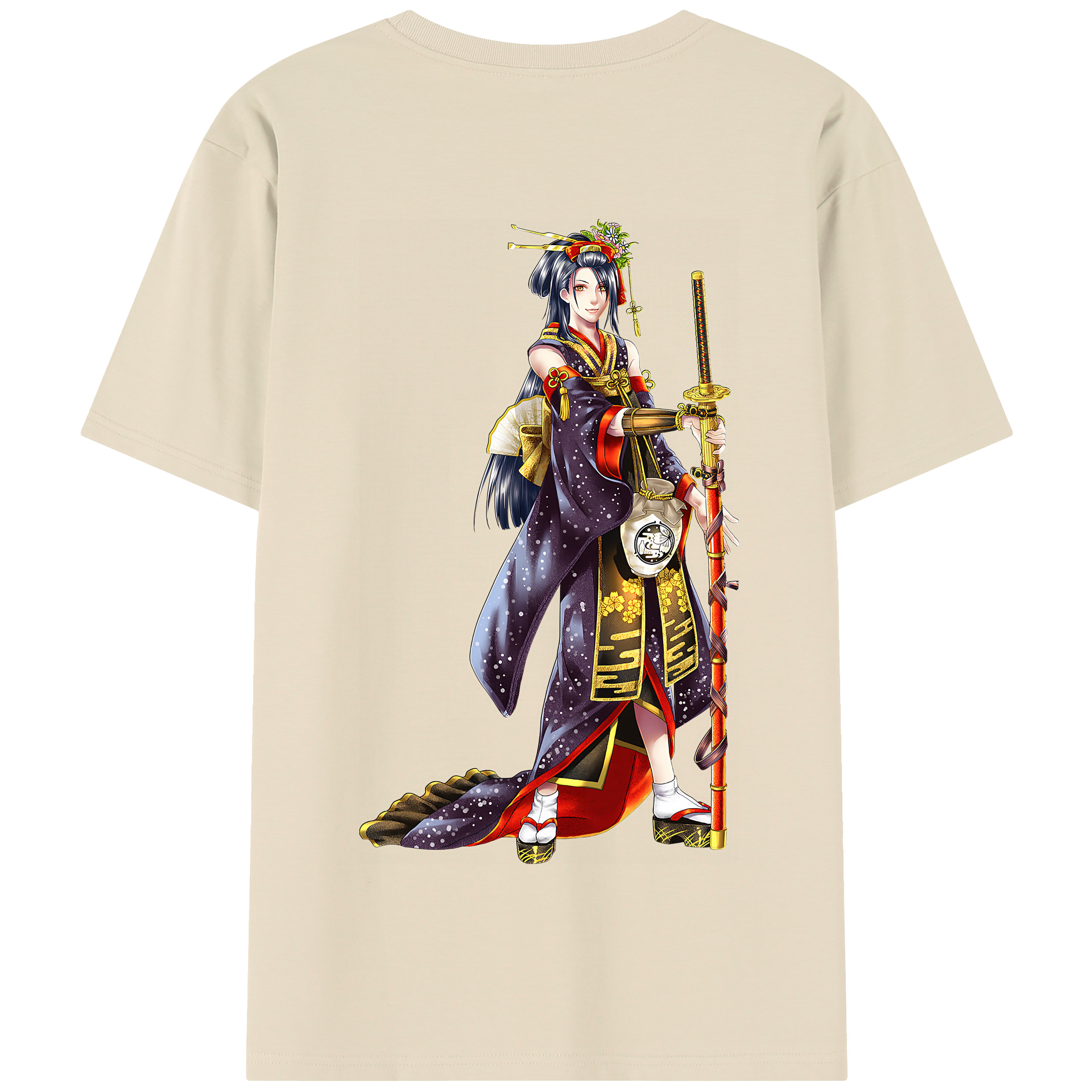 （画像用） 刀剣乱舞 Touken Ranbu 綿100％半袖Tシャツ（背面プリント）