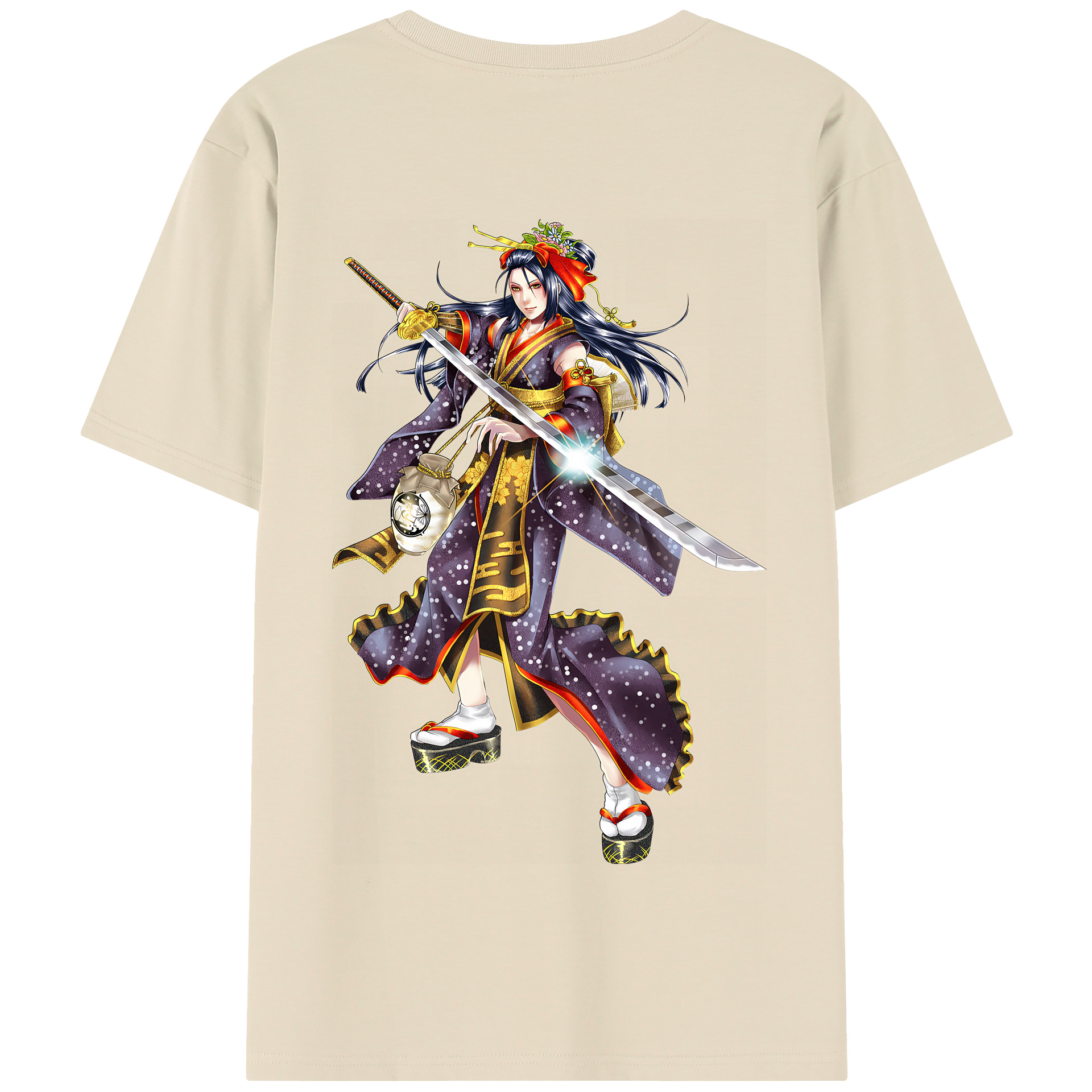 （画像用） 刀剣乱舞 Touken Ranbu 綿100％半袖Tシャツ（背面プリント）