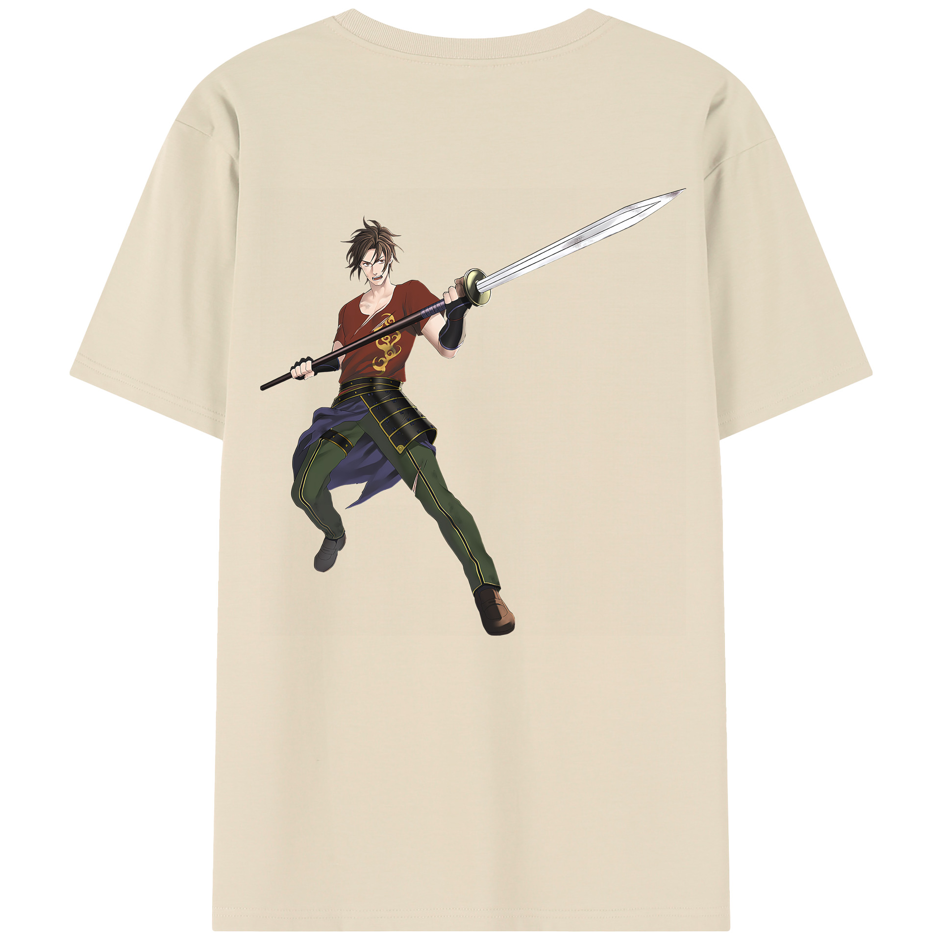 （画像用） 刀剣乱舞 Touken Ranbu 綿100％半袖Tシャツ（背面プリント）