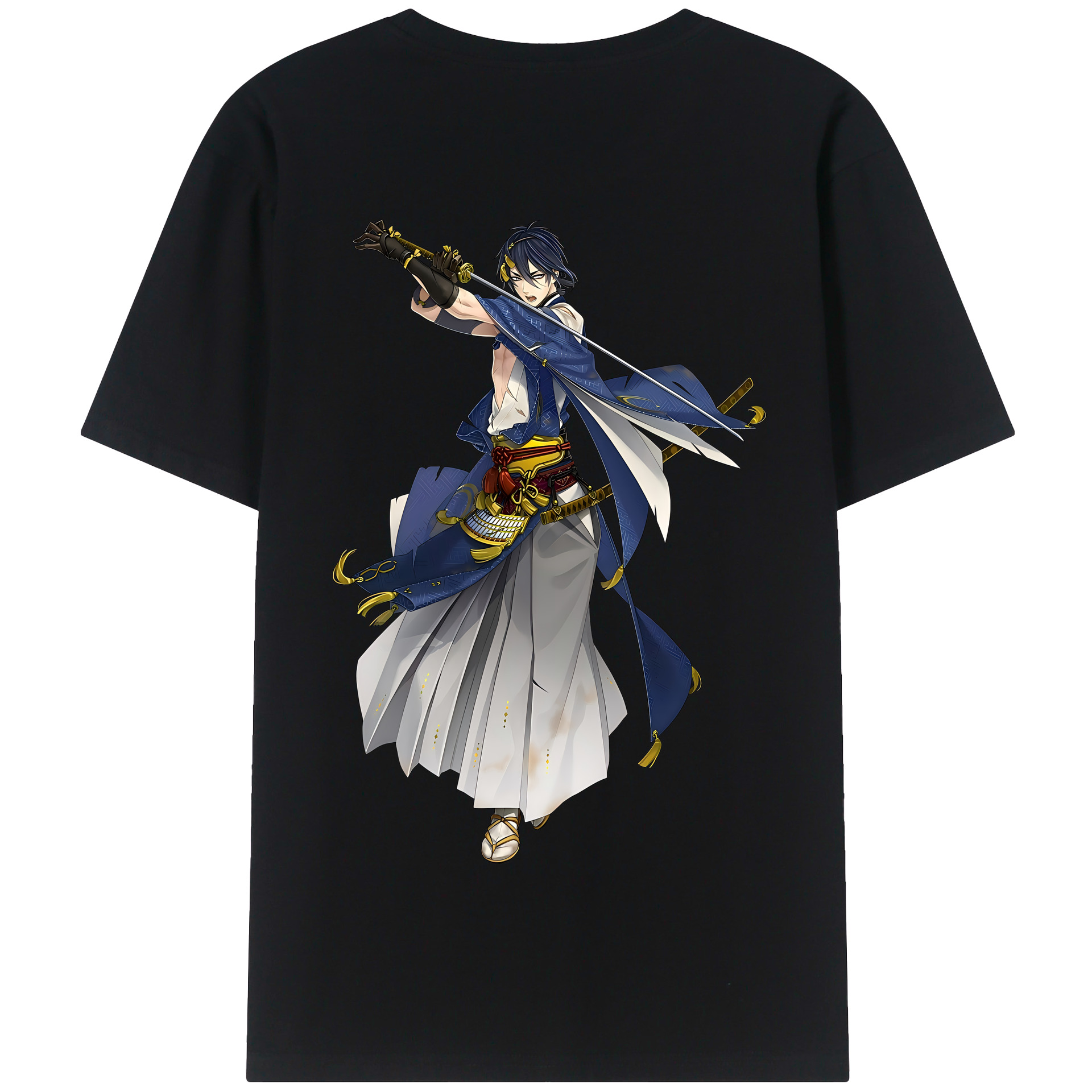 （画像用） 刀剣乱舞 Touken Ranbu 綿100％半袖Tシャツ（背面プリント）