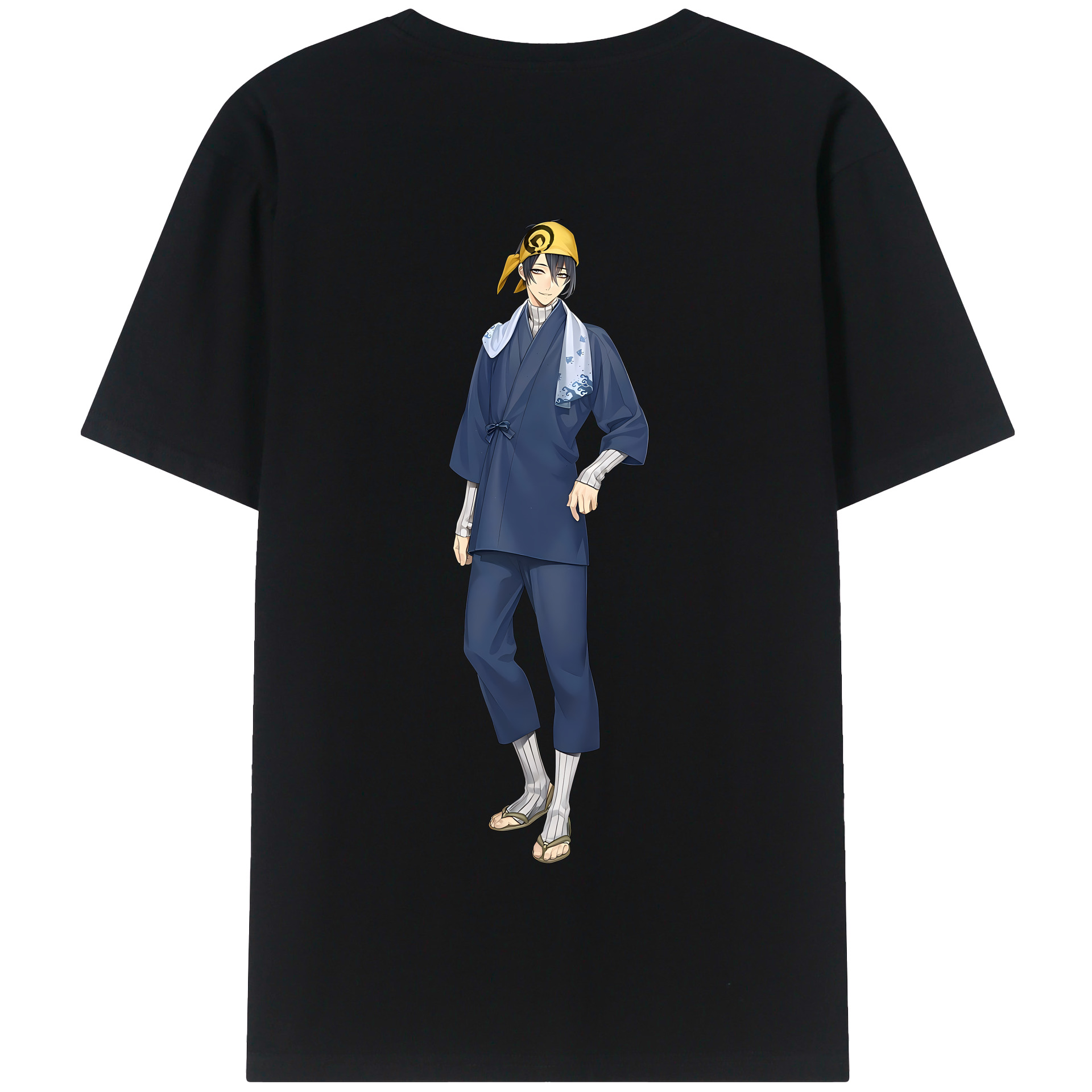 （画像用） 刀剣乱舞 Touken Ranbu 綿100％半袖Tシャツ（背面プリント）