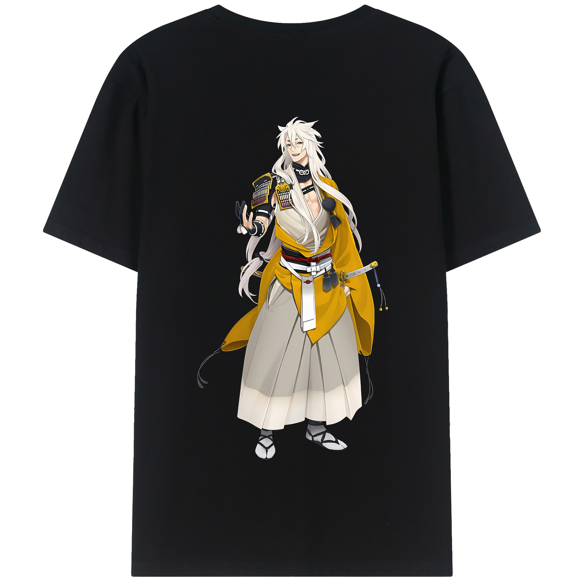 （画像用） 刀剣乱舞 Touken Ranbu 綿100％半袖Tシャツ（背面プリント）