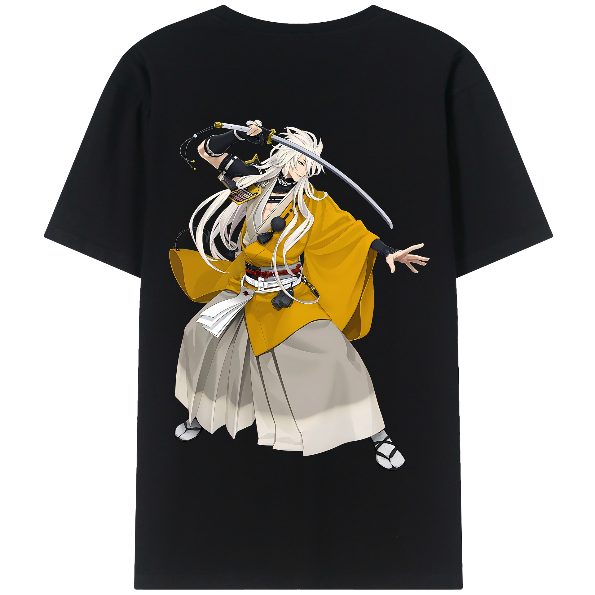 （画像用） 刀剣乱舞 Touken Ranbu 綿100％半袖Tシャツ（背面プリント）