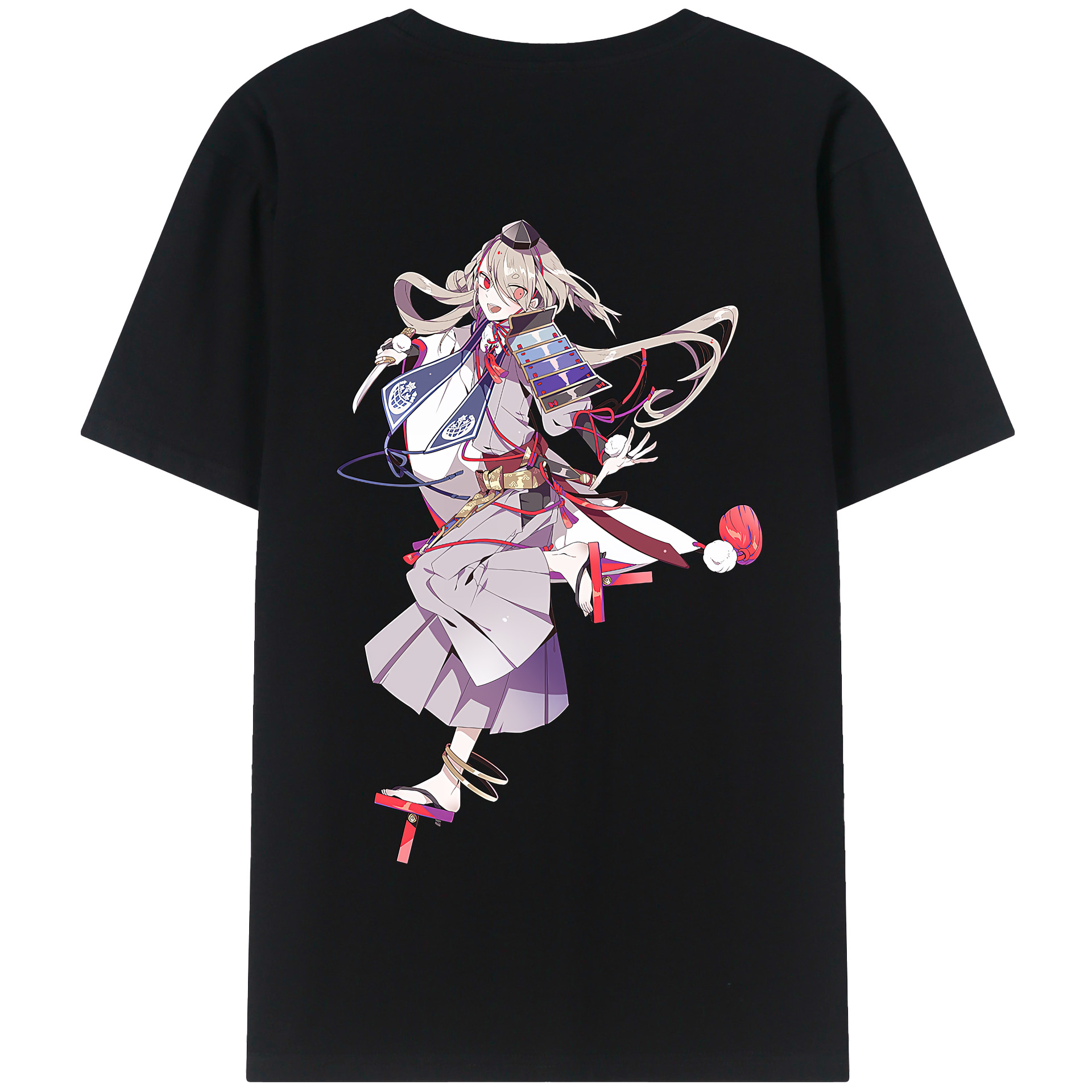 （画像用） 刀剣乱舞 Touken Ranbu 綿100％半袖Tシャツ（背面プリント）